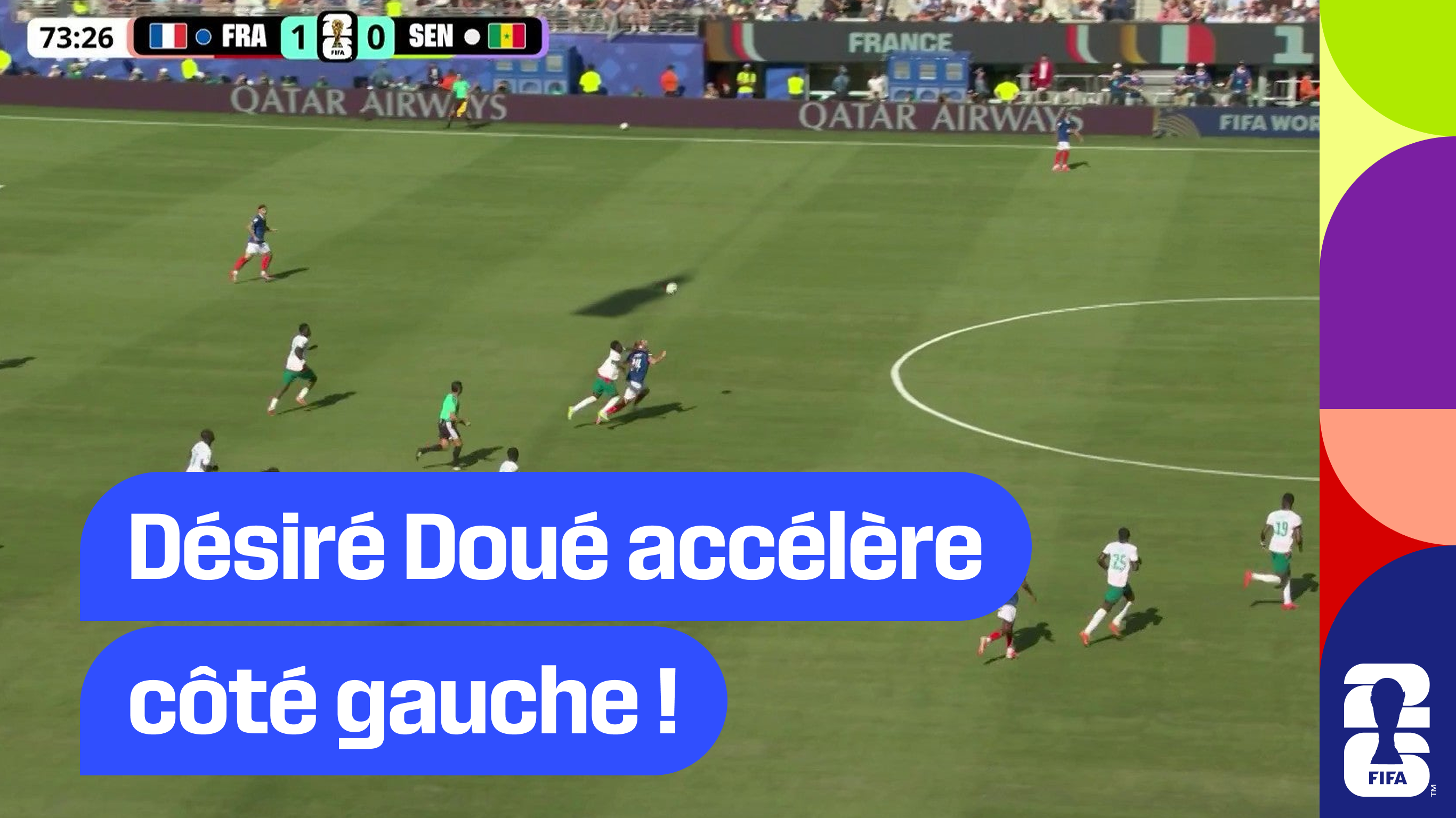 Désiré Doué accélère côté gauche !