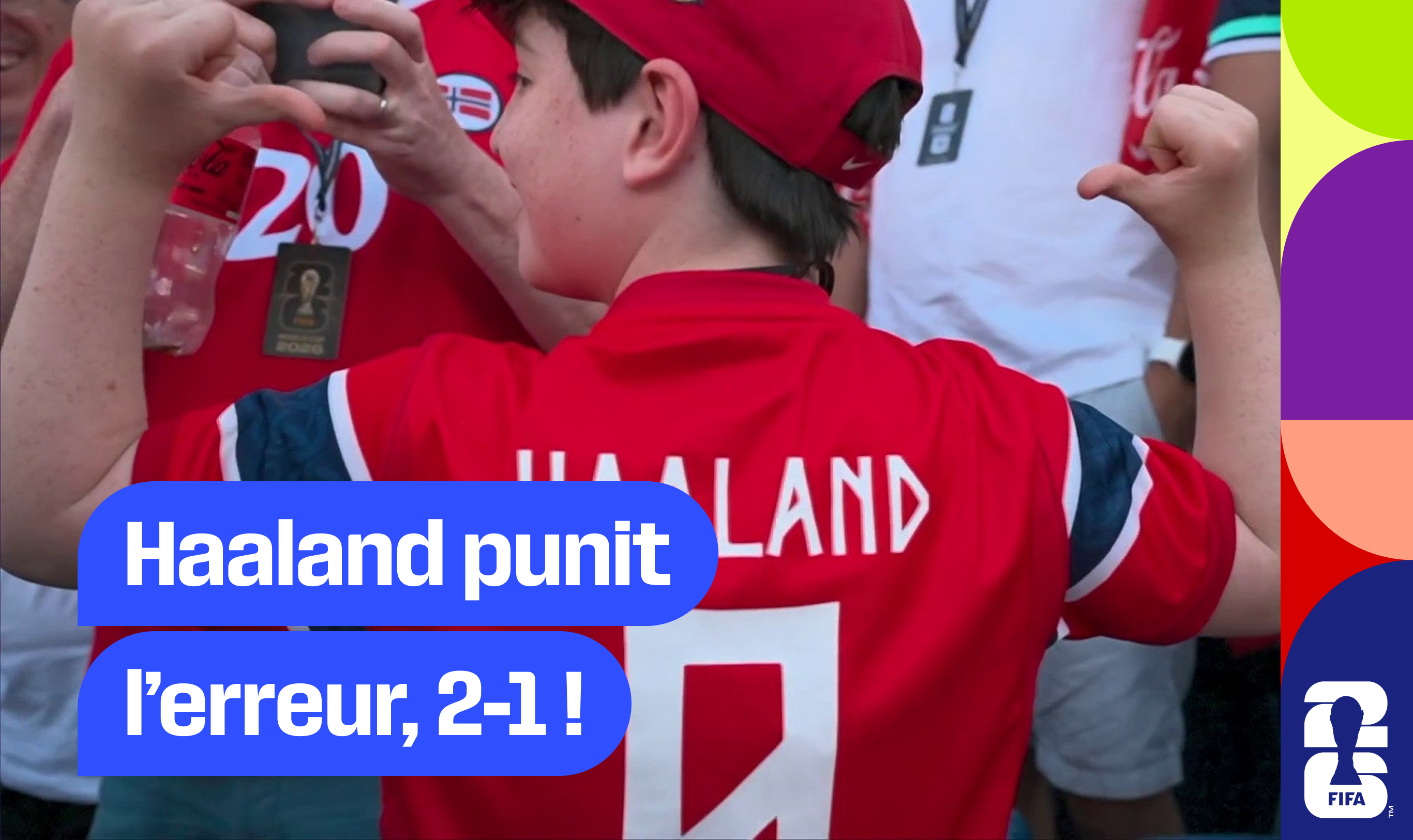 Haaland punit l’erreur, 2-1 !