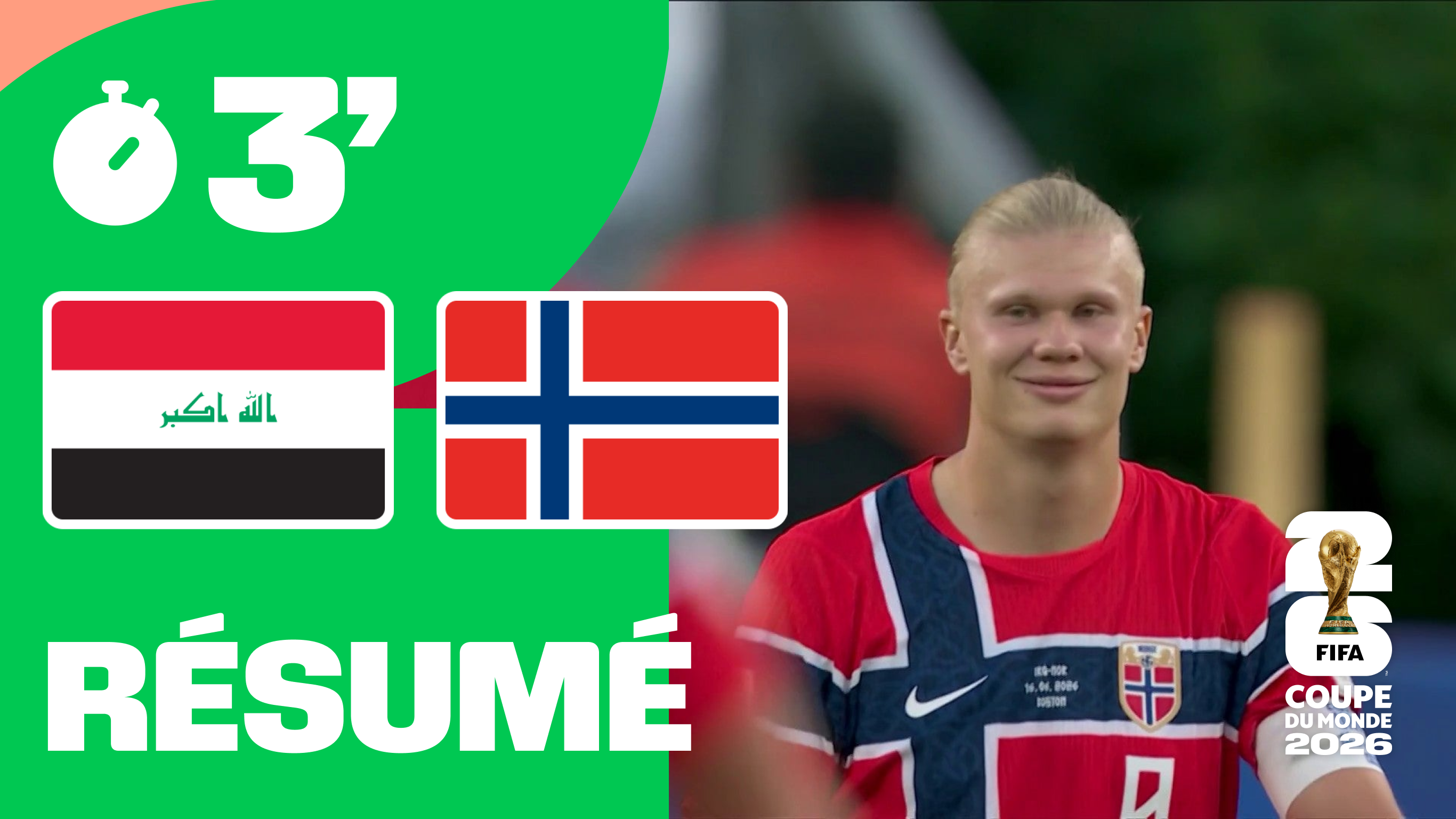 Irak - Norvège Résumé 3min
