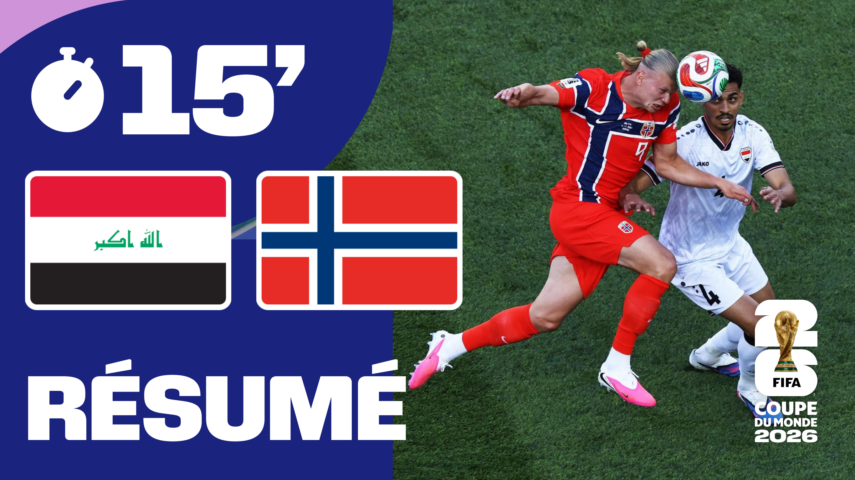 Irak - Norvège / Résumé 15min