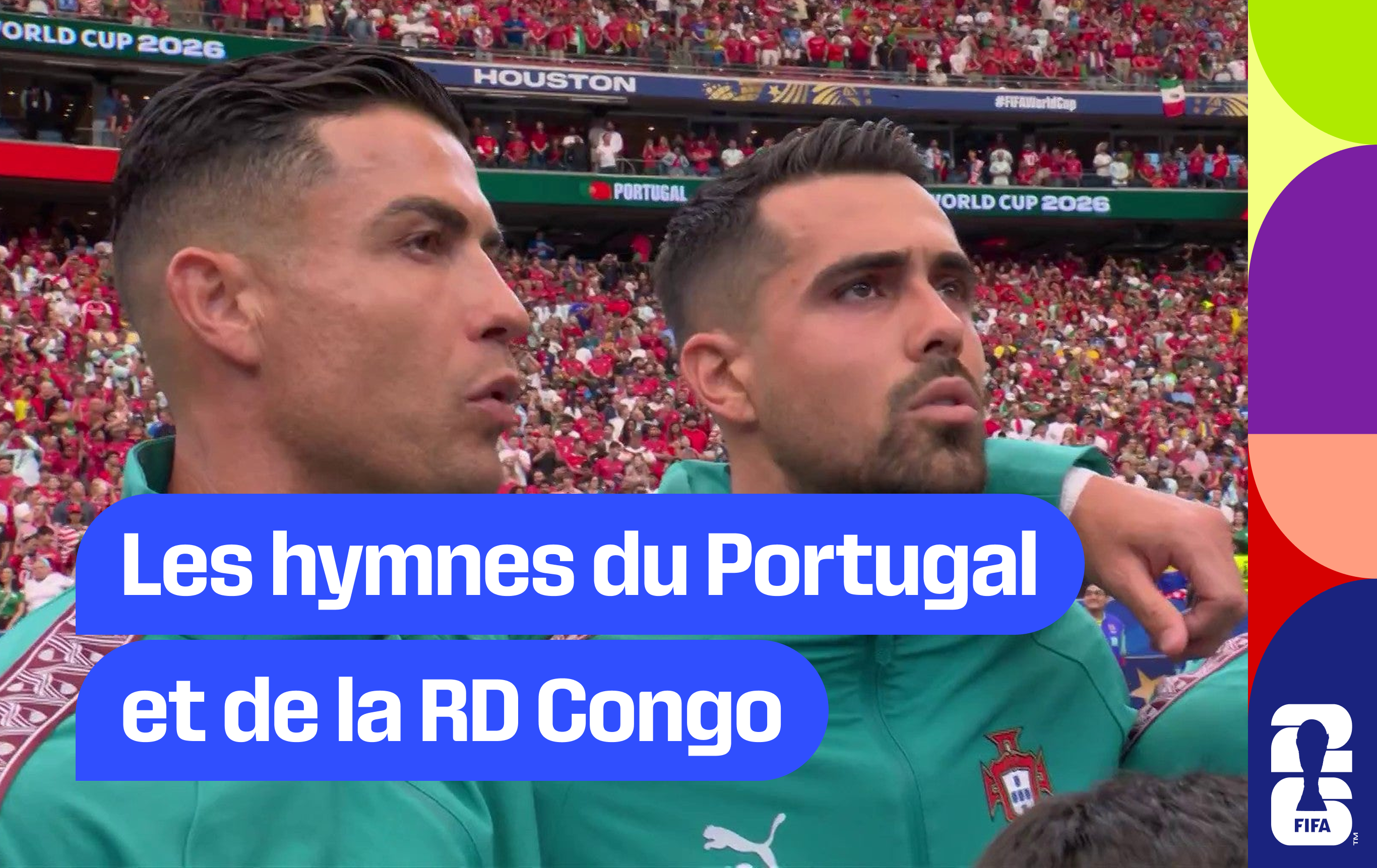 Les hymnes du Portugal et de la RD Congo