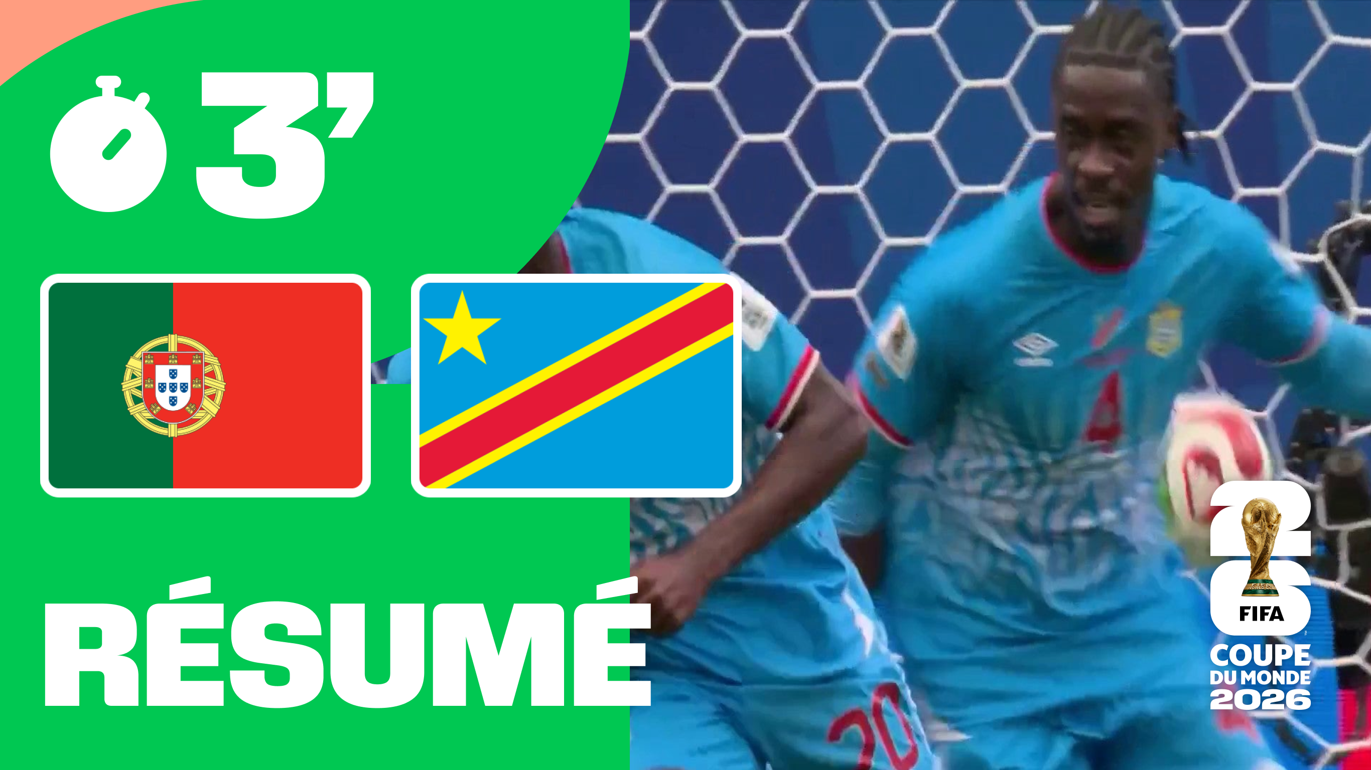 Portugal / RD Congo : Le résumé en 3 minutes