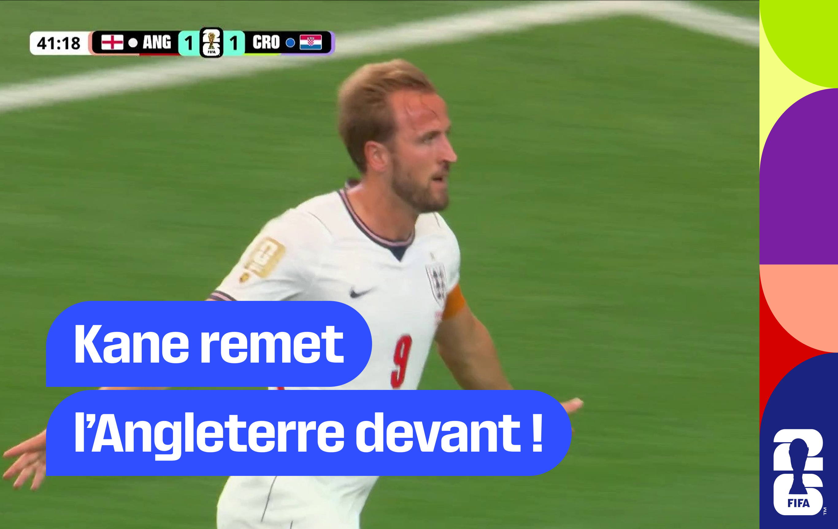 Kane remet l’Angleterre devant !