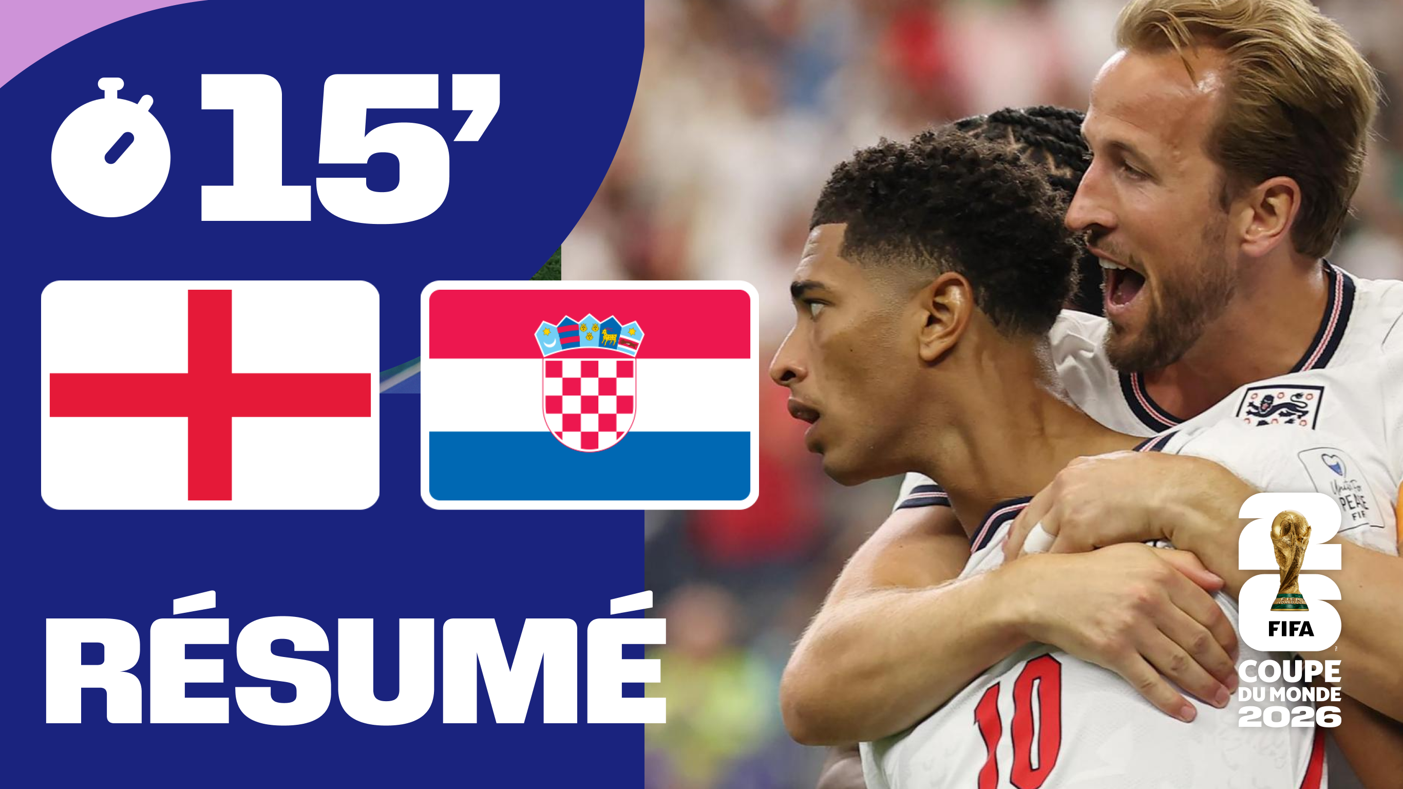 Résumé : Angleterre / Croatie