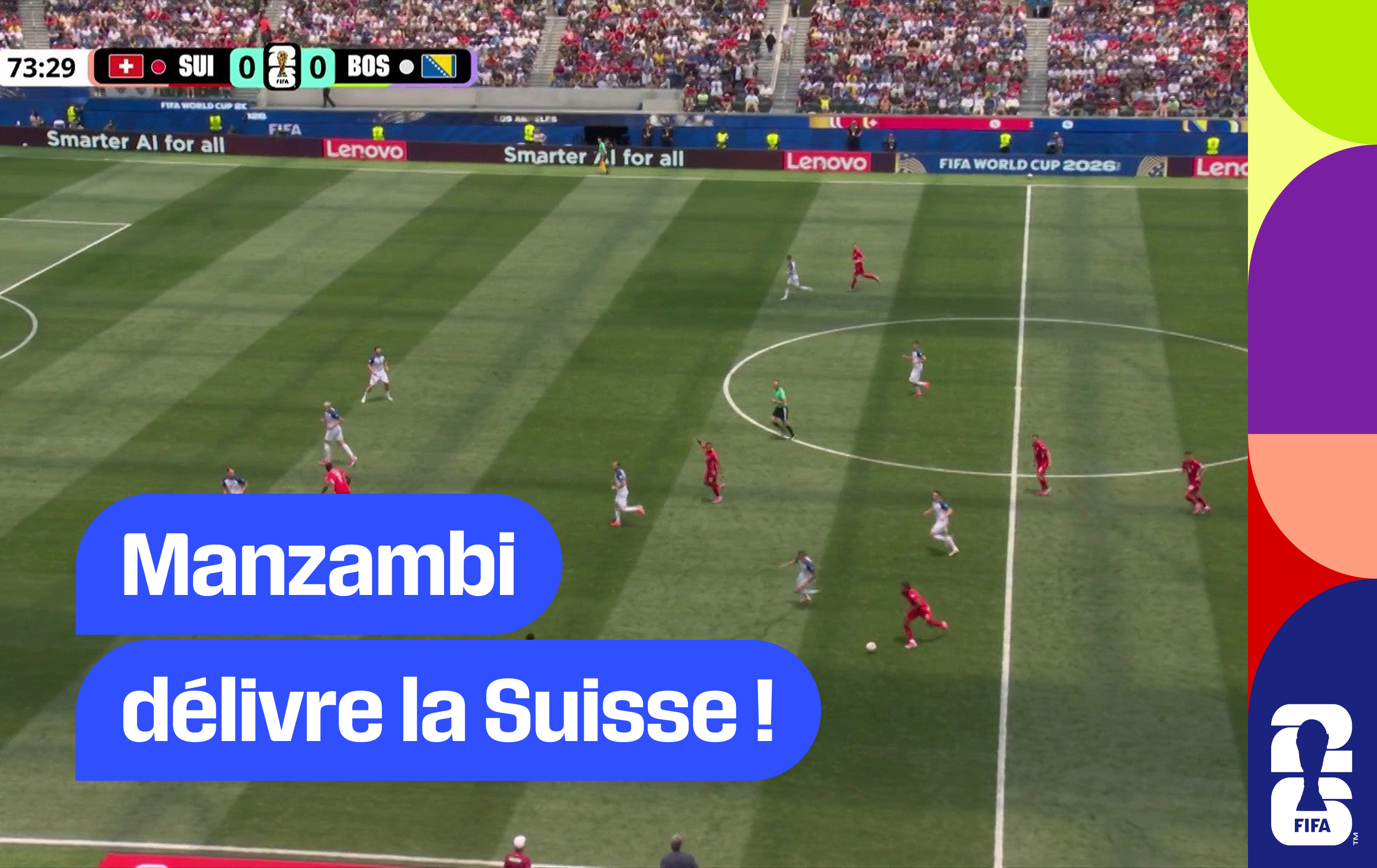 Manzambi délivre la Suisse !