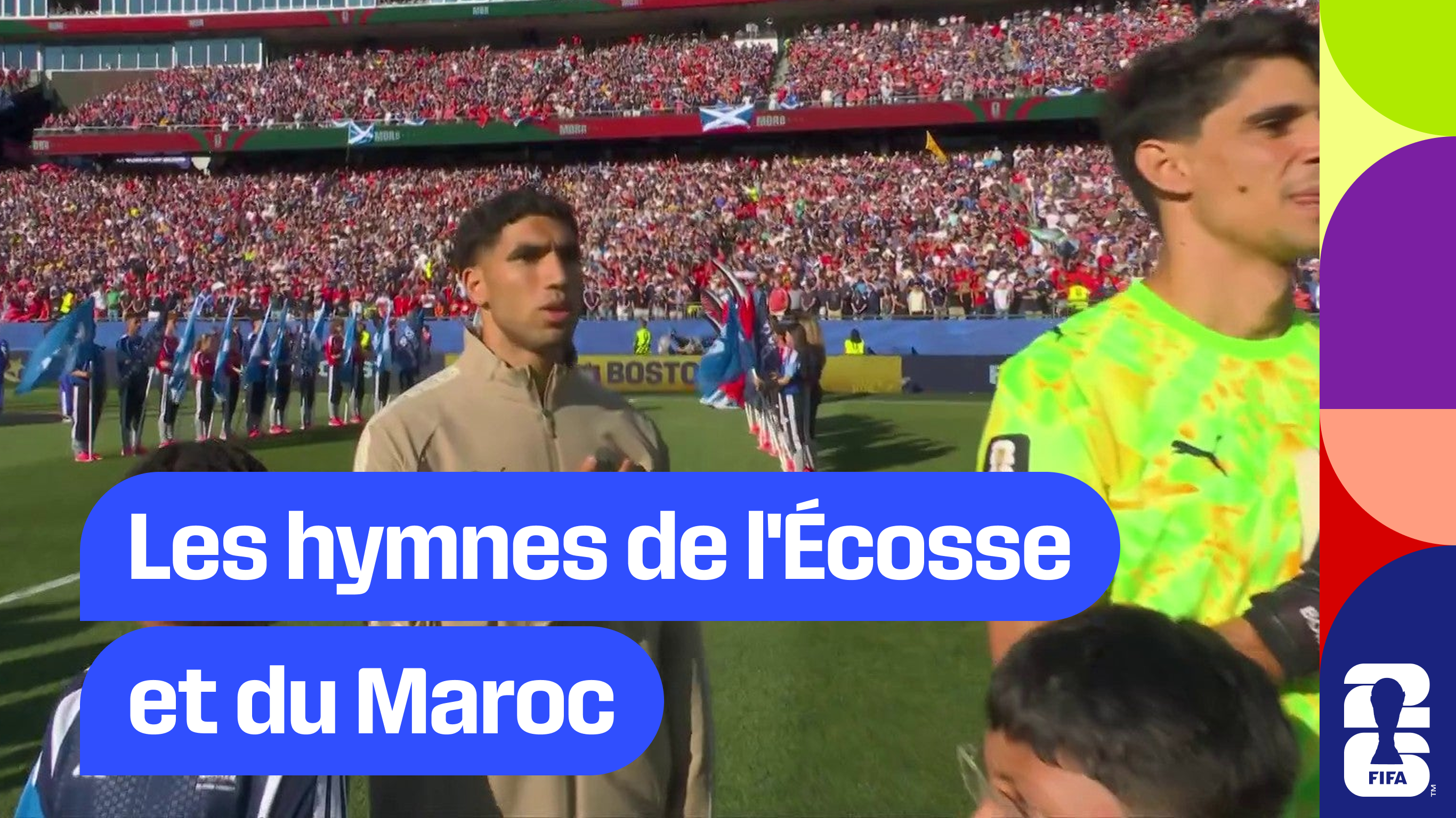 Les hymnes de l'Ecosse et du Maroc