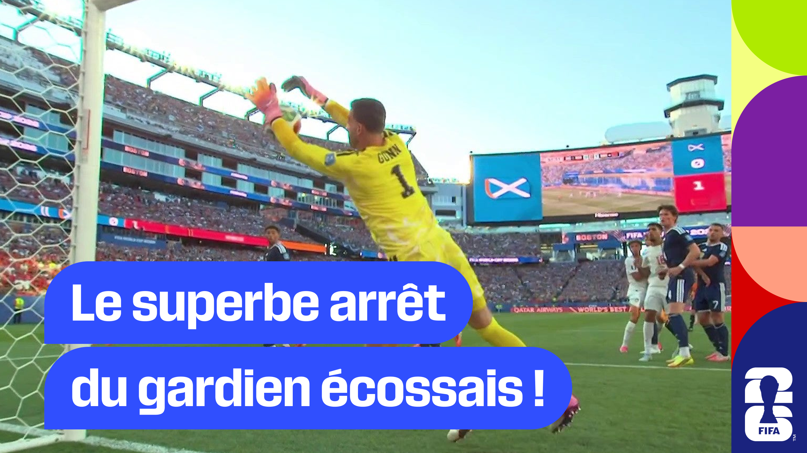 Le superbe arrêt du gardien écossais !