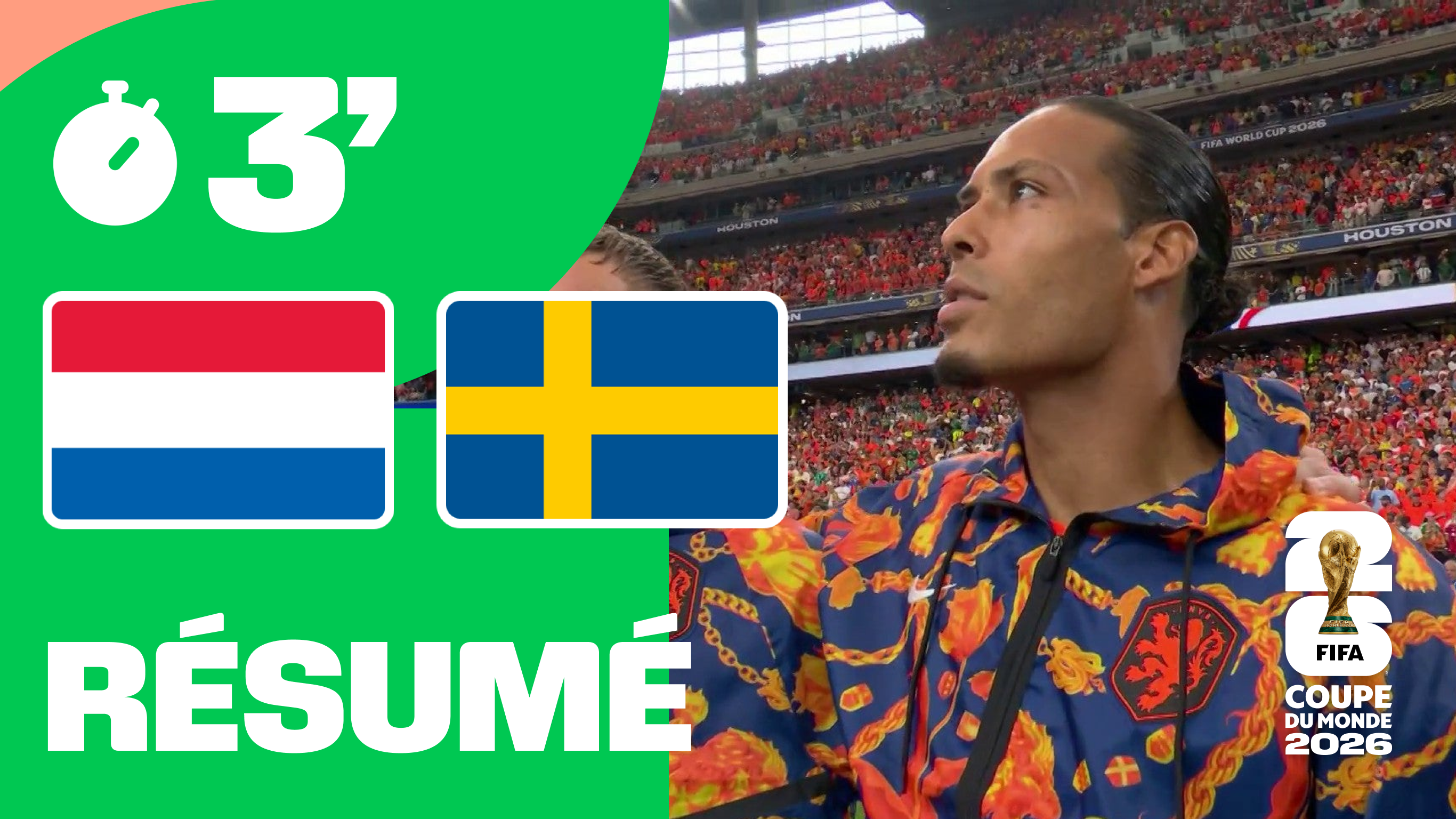 Pays-Bas / Suède : le résumé en 3 minutes