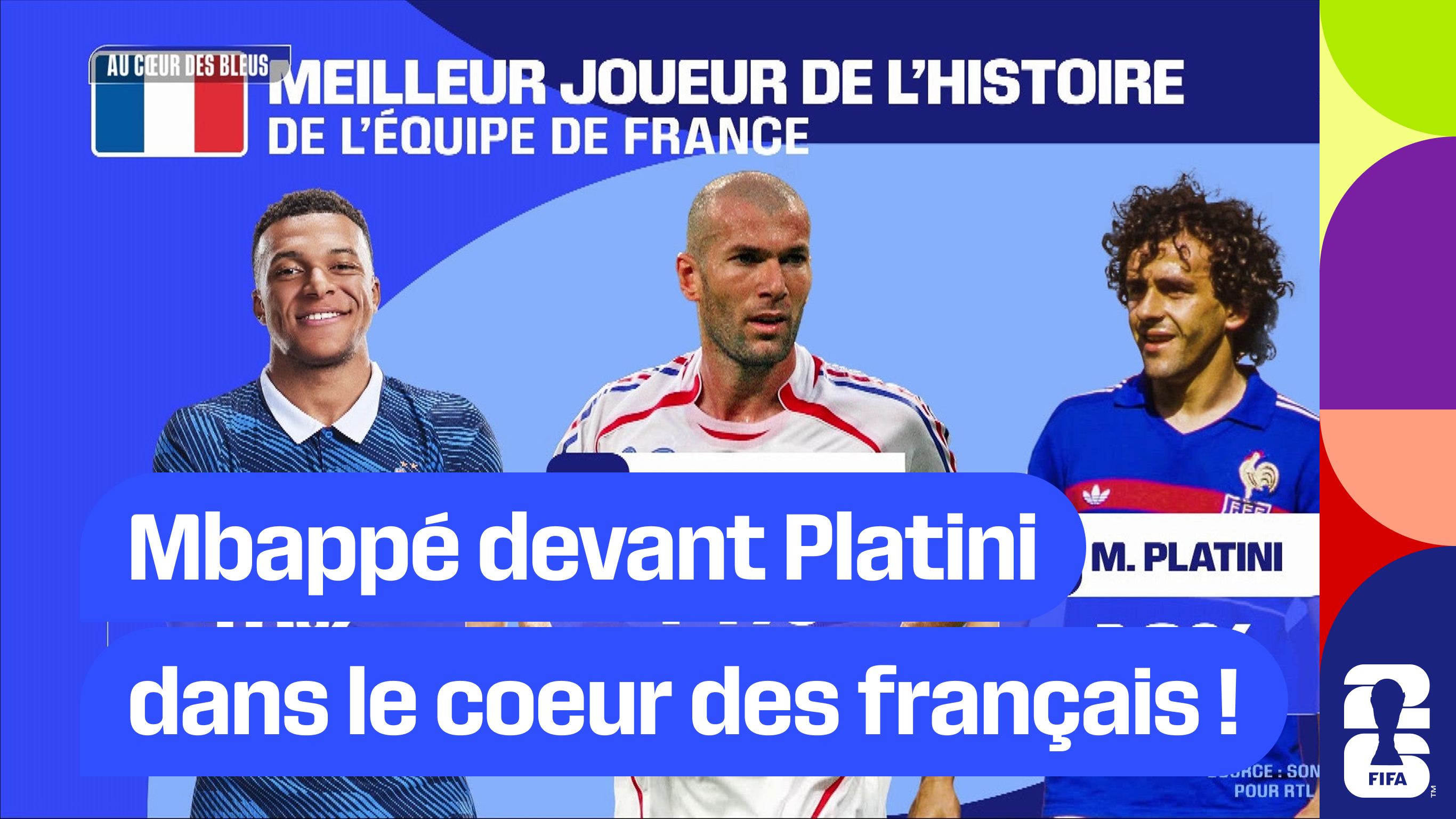Mbappé devant Platini dans le coeur des français !