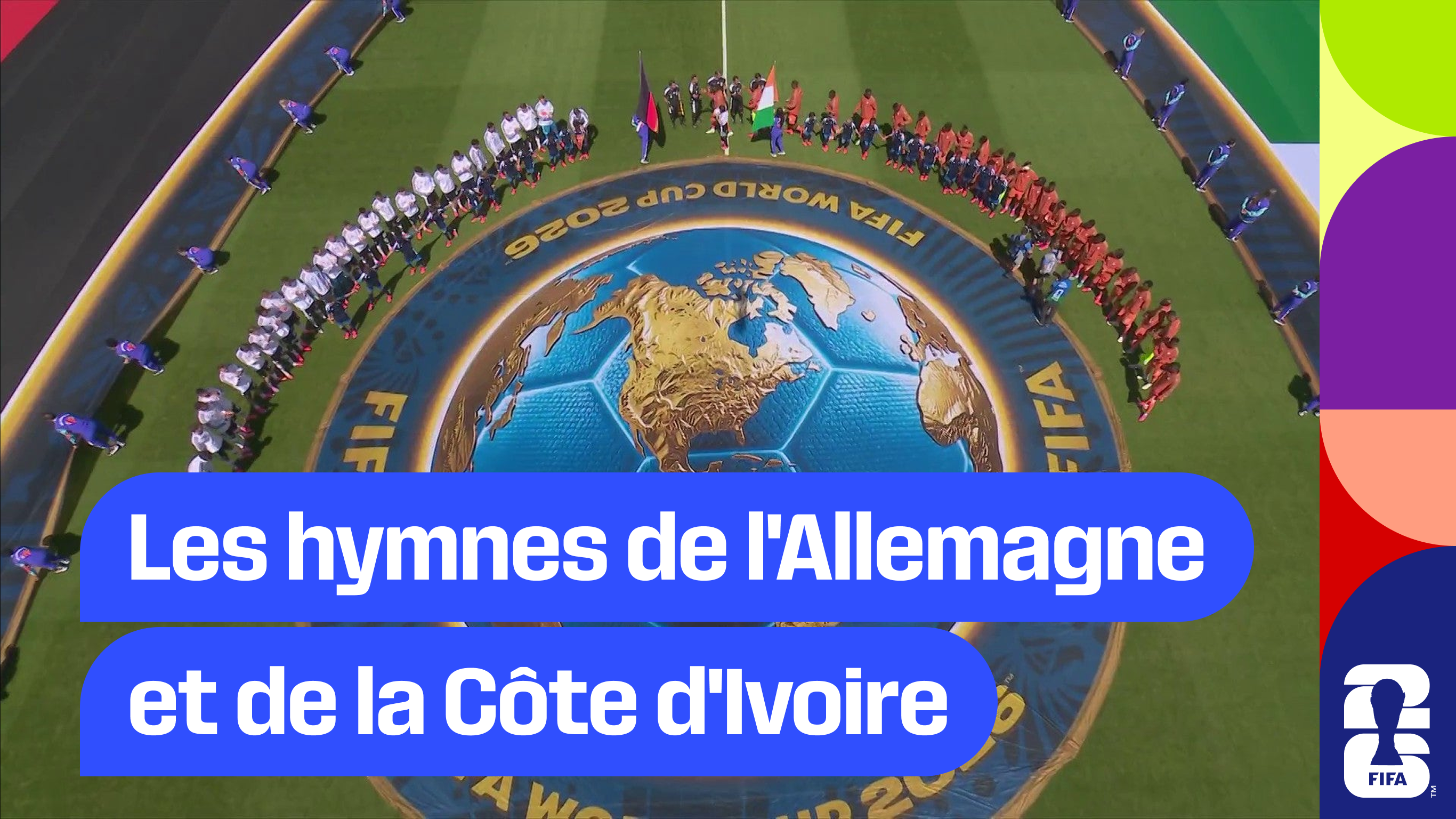 Les hymnes ouvrent cette belle affiche entre les Éléphants et la Mannschaft !
