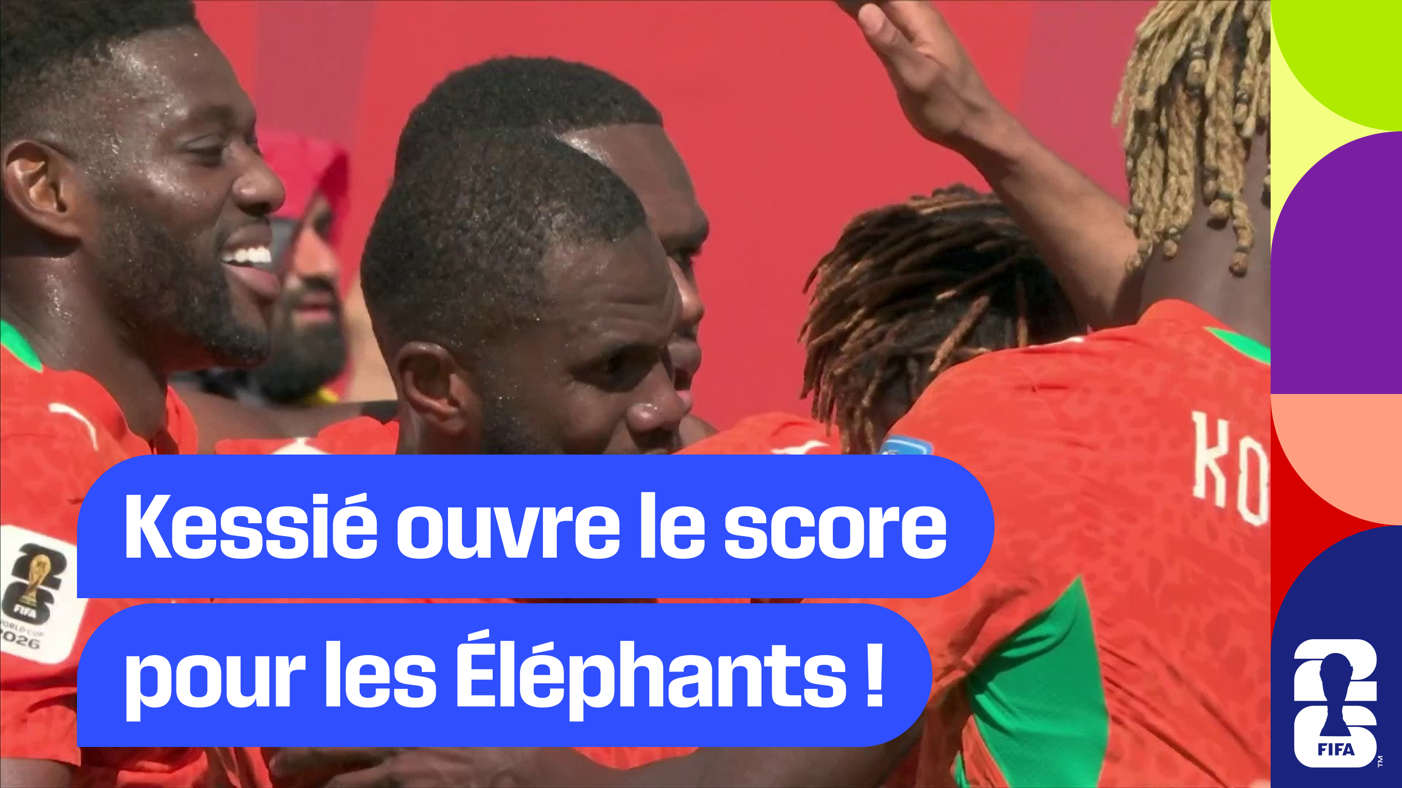Kessié ouvre le score pour les Éléphants !