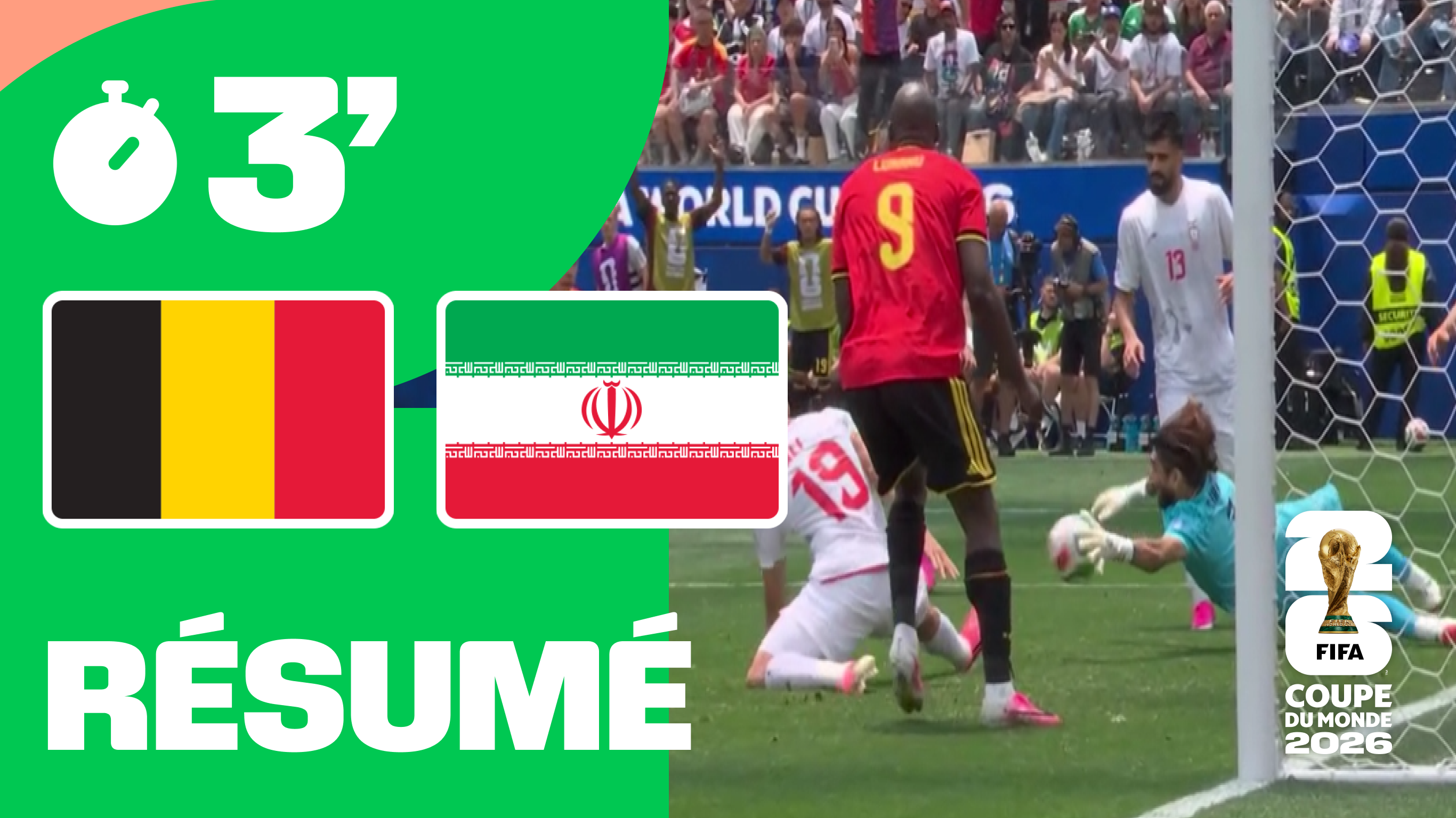 Belgique / Iran : le résumé en 3 minutes
