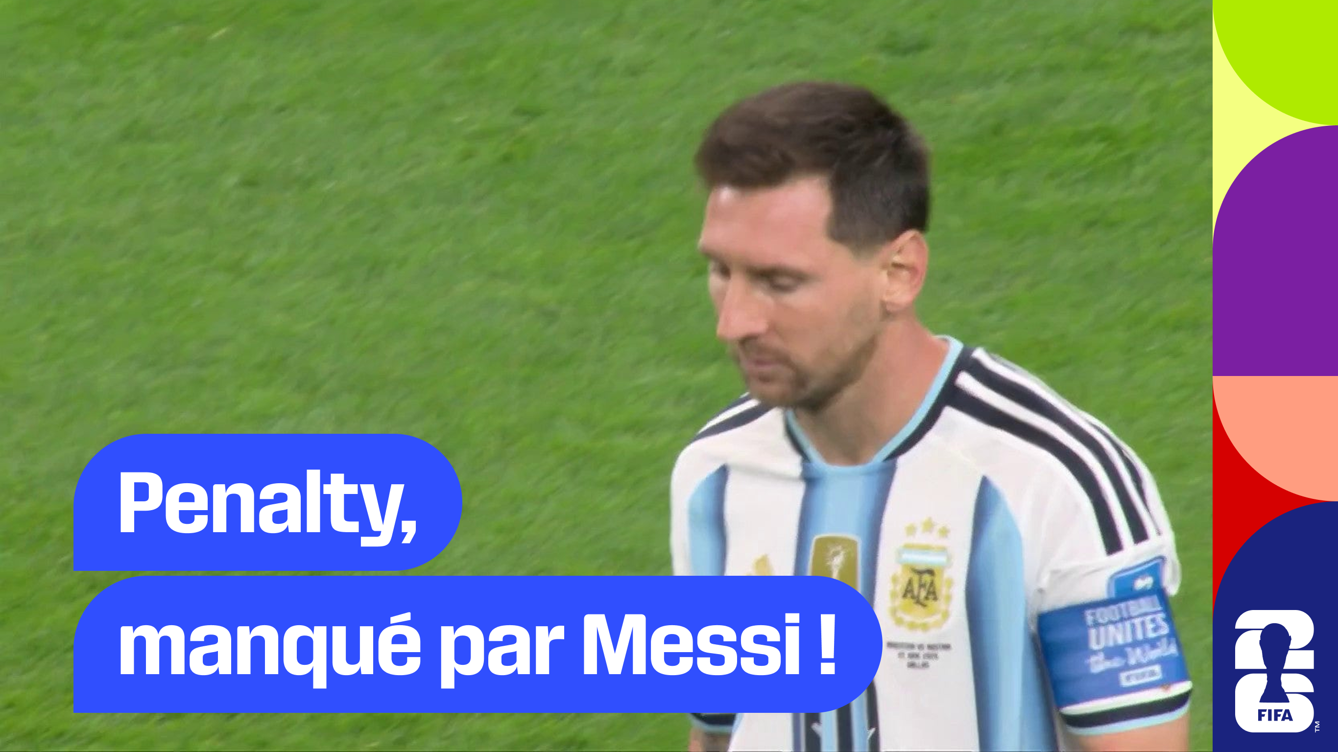 Penalty manqué par Messi !