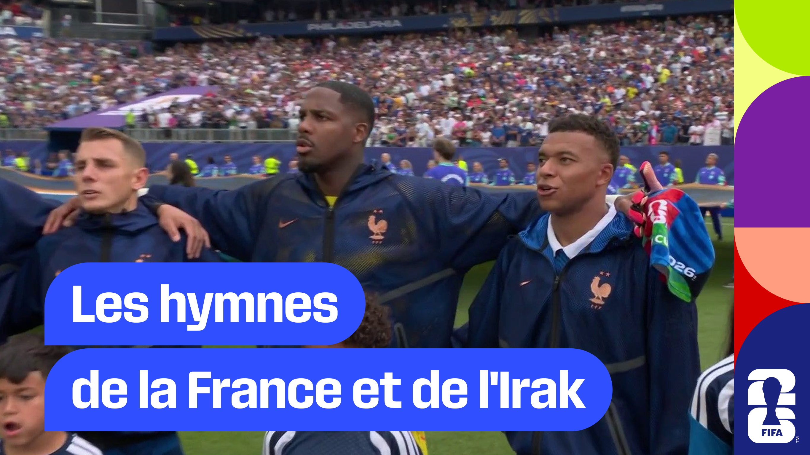 Les hymnes de la France et de l'Irak
