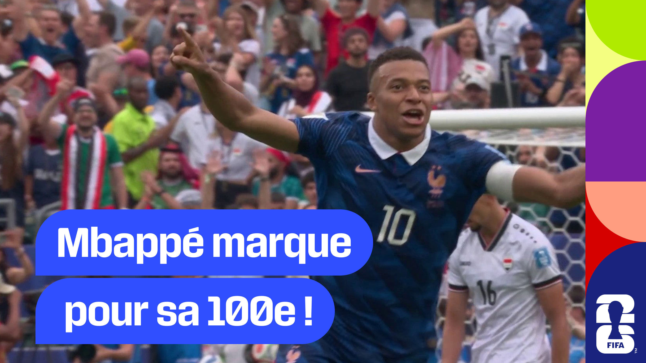 Mbappé marque pour sa 100e ! 1-0 pour la France