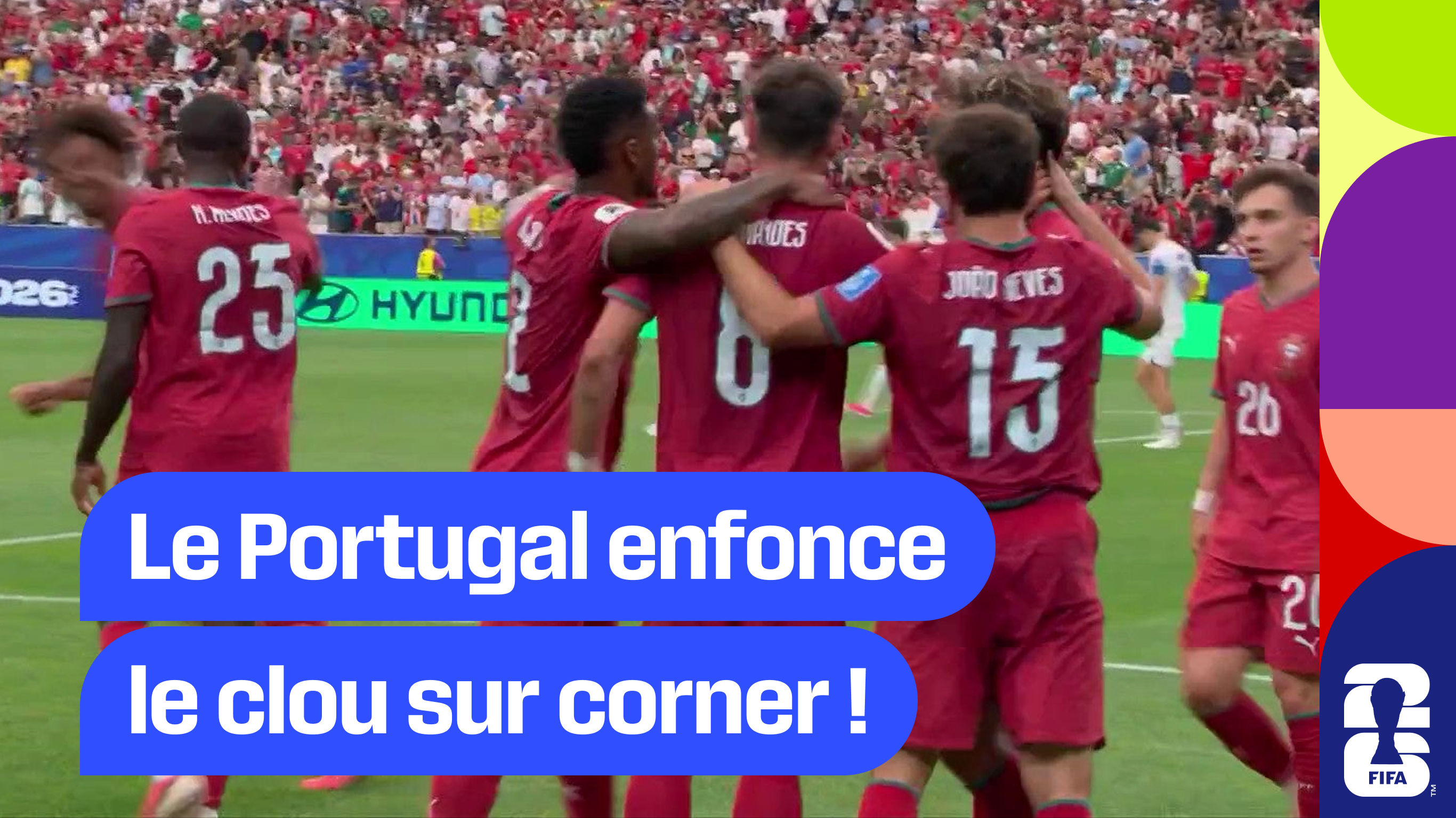 Le Portugal enfonce le clou sur corner !