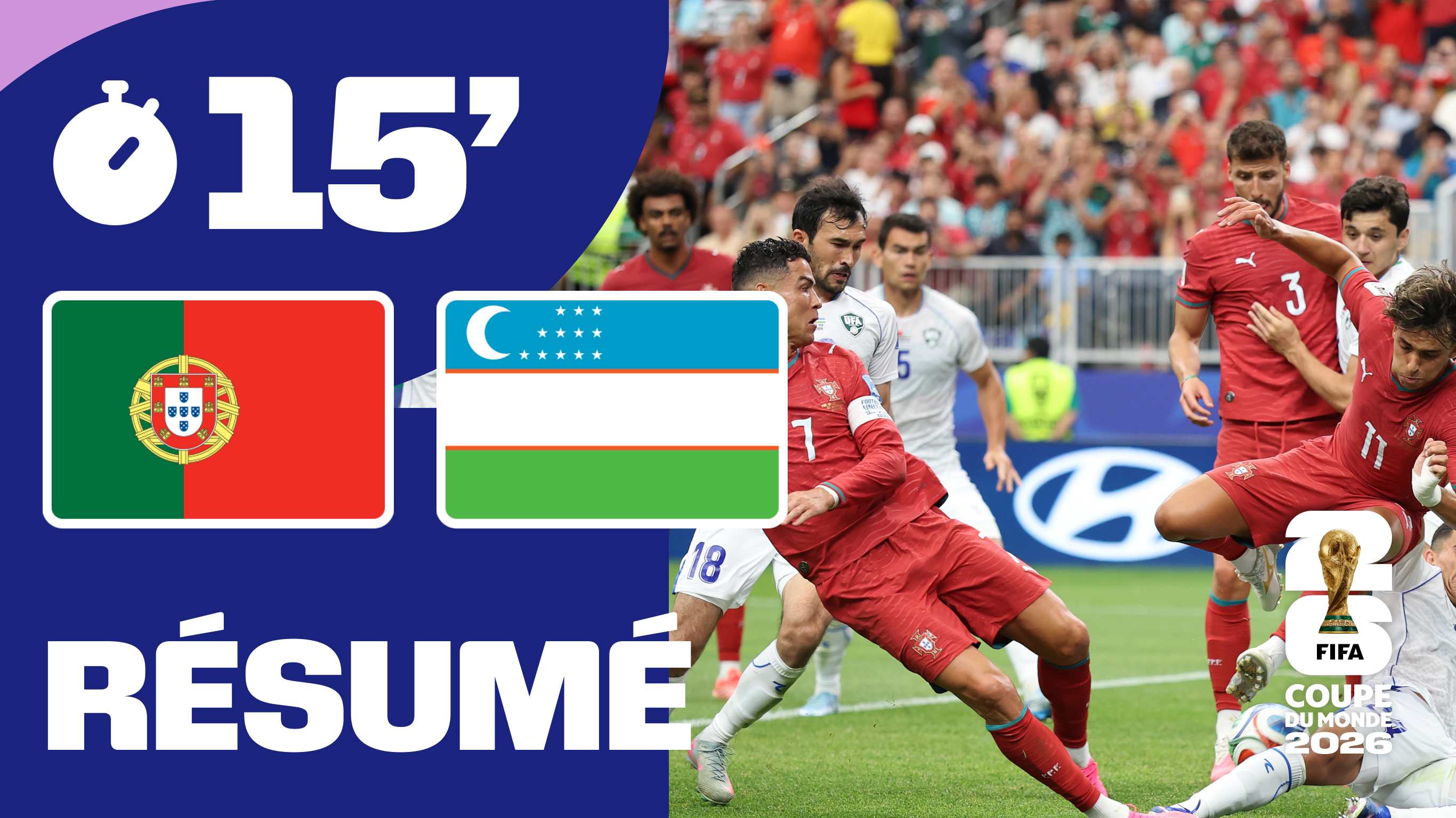 Portugal / Ouzbékistan: le résumé en 15 minutes