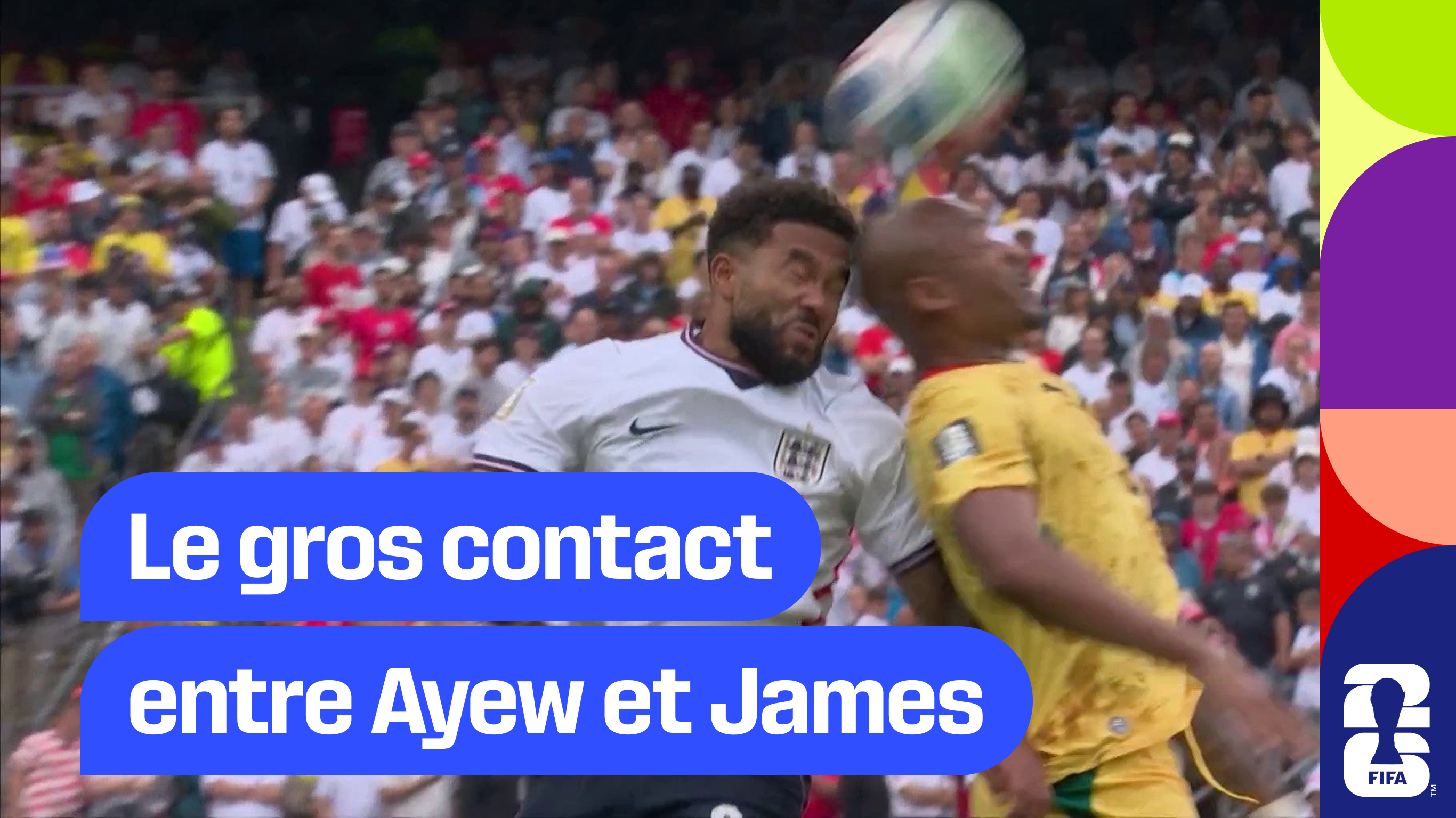 Le gros contact entre Jordan Ayew et Reece James