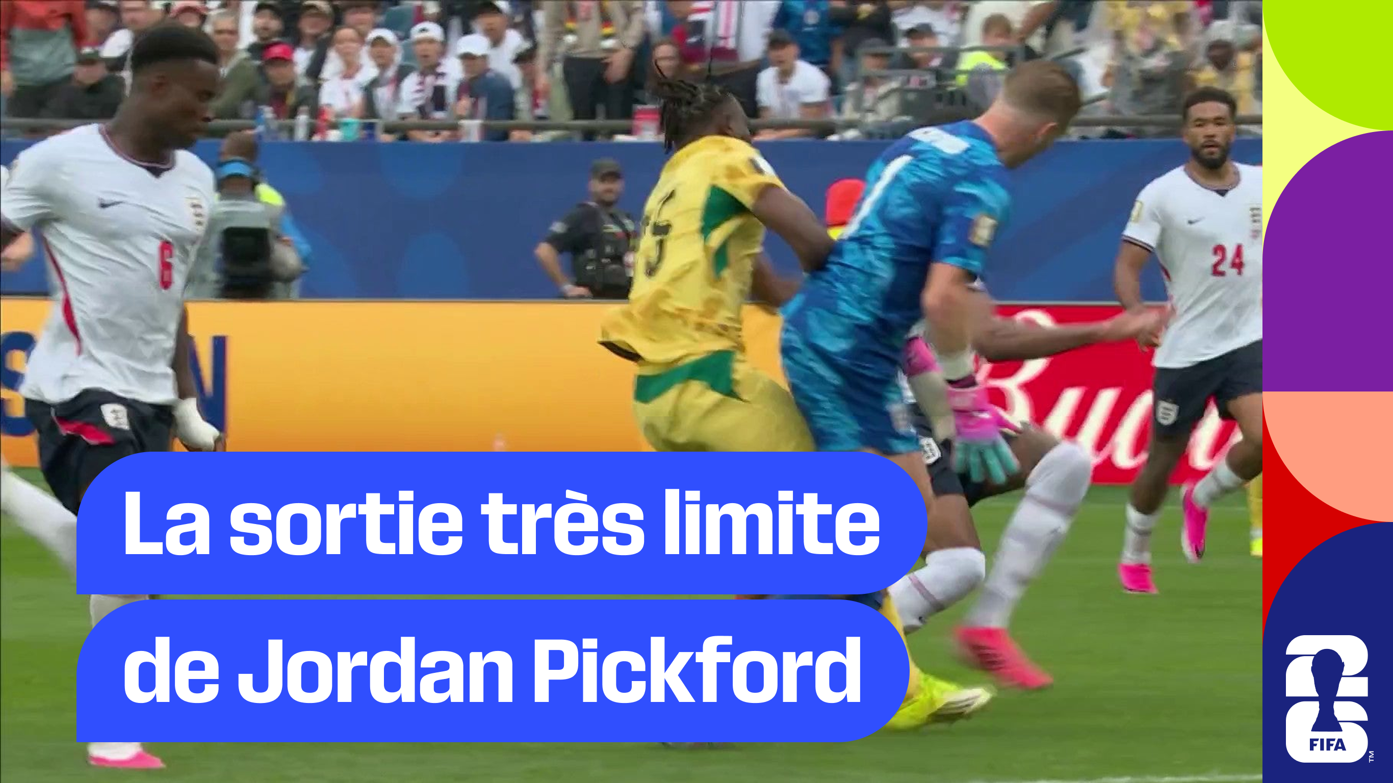 La sortie très limite de Jordan Pickford