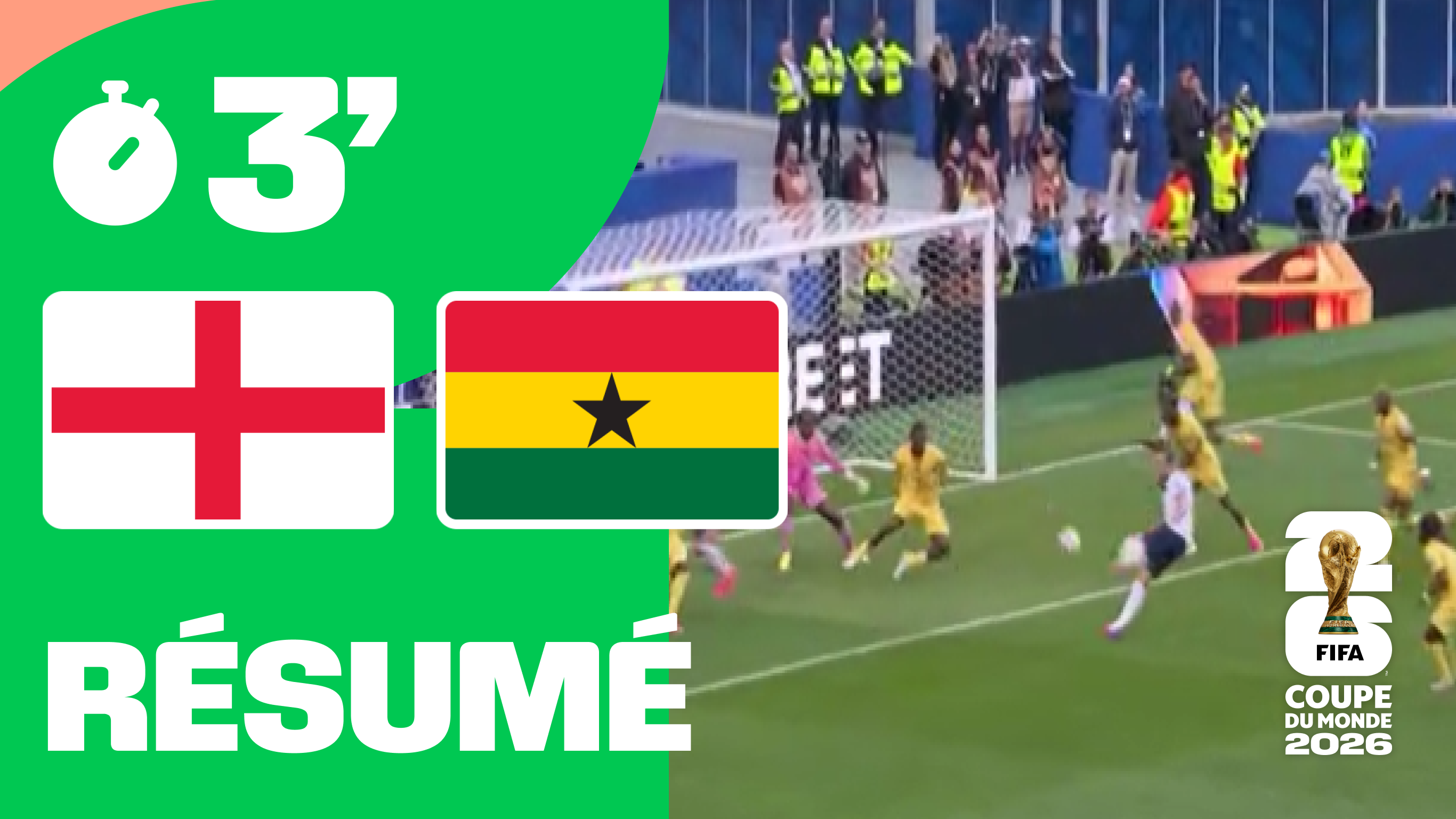 Angleterre / Ghana : le résumé en 3 minutes