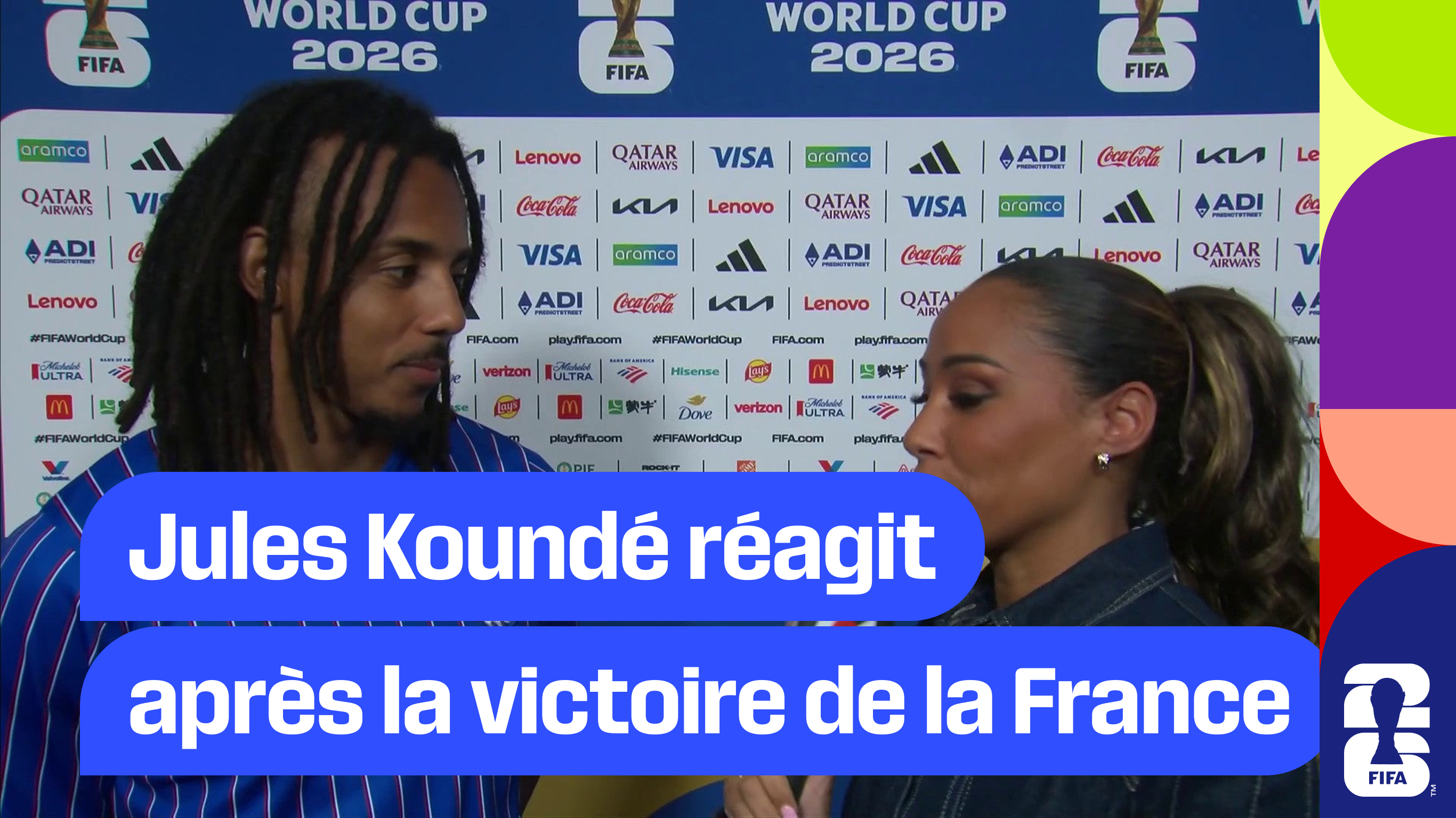 Jules Koundé réagit après la victoire de la France