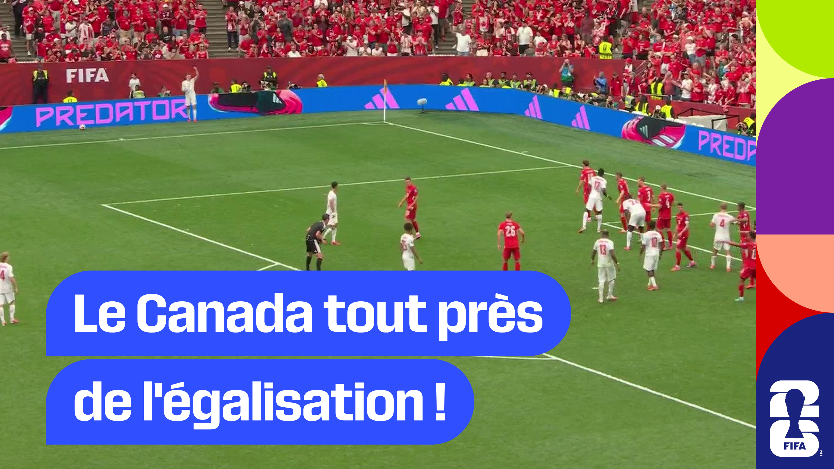 Le Canada tout près de l'égalisation !
