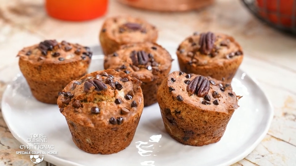 Muffins aux noix de pécan et Poutine de canard confit