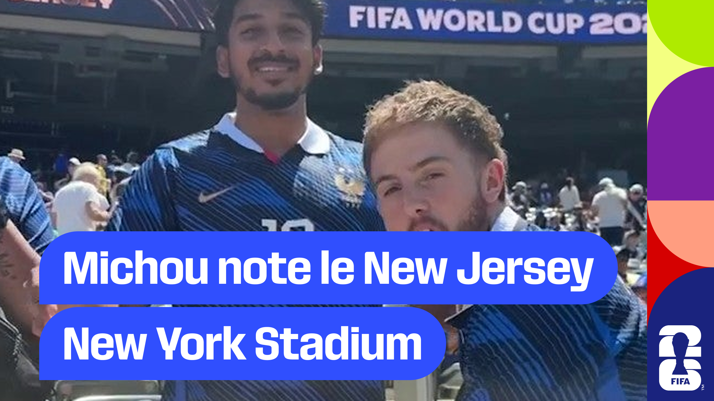Michou note le New Jersey New York Stadium