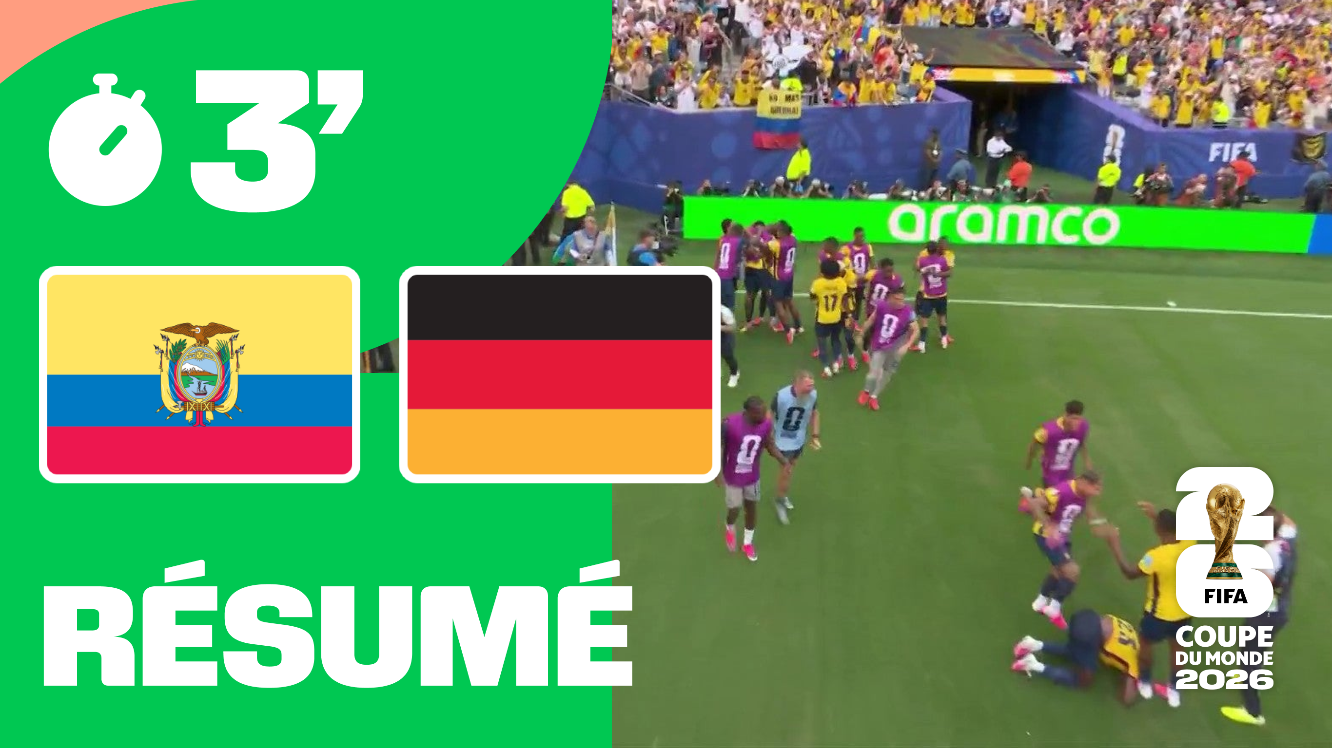 Équateur / Allemagne : le résumé en 3 minutes