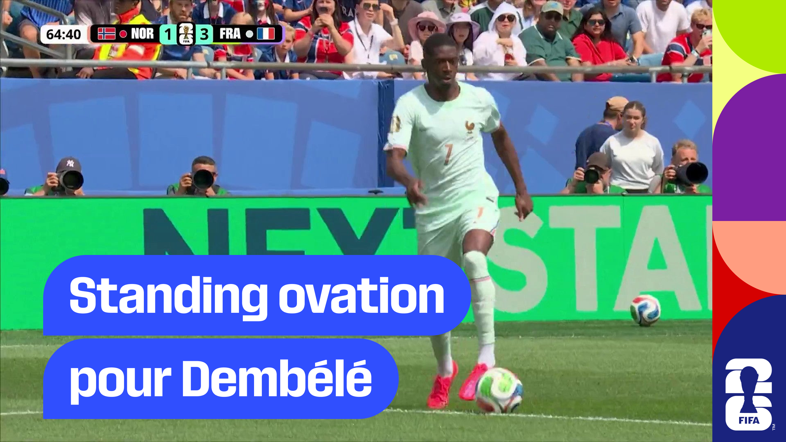 Standing ovation pour Dembélé
