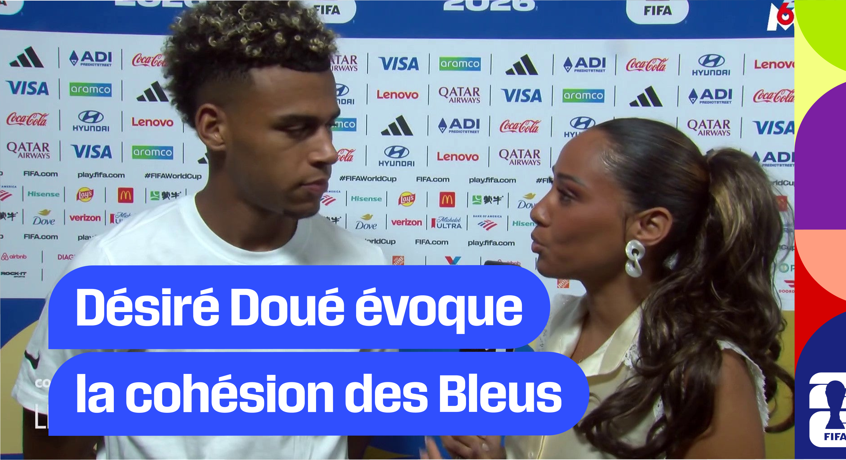 Désiré Doué évoque la cohésion des Bleus