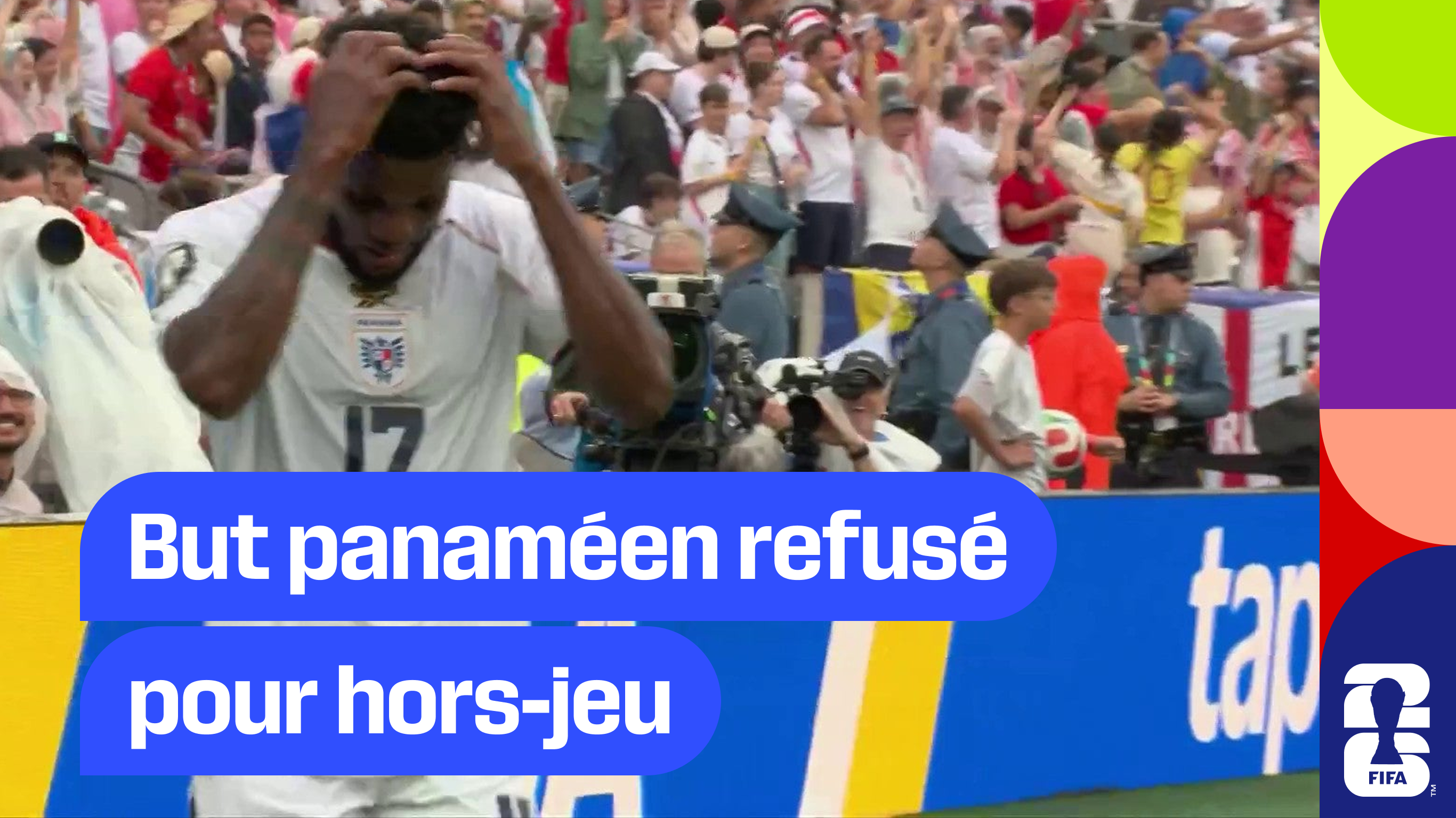 But panaméen refusé pour hors-jeu
