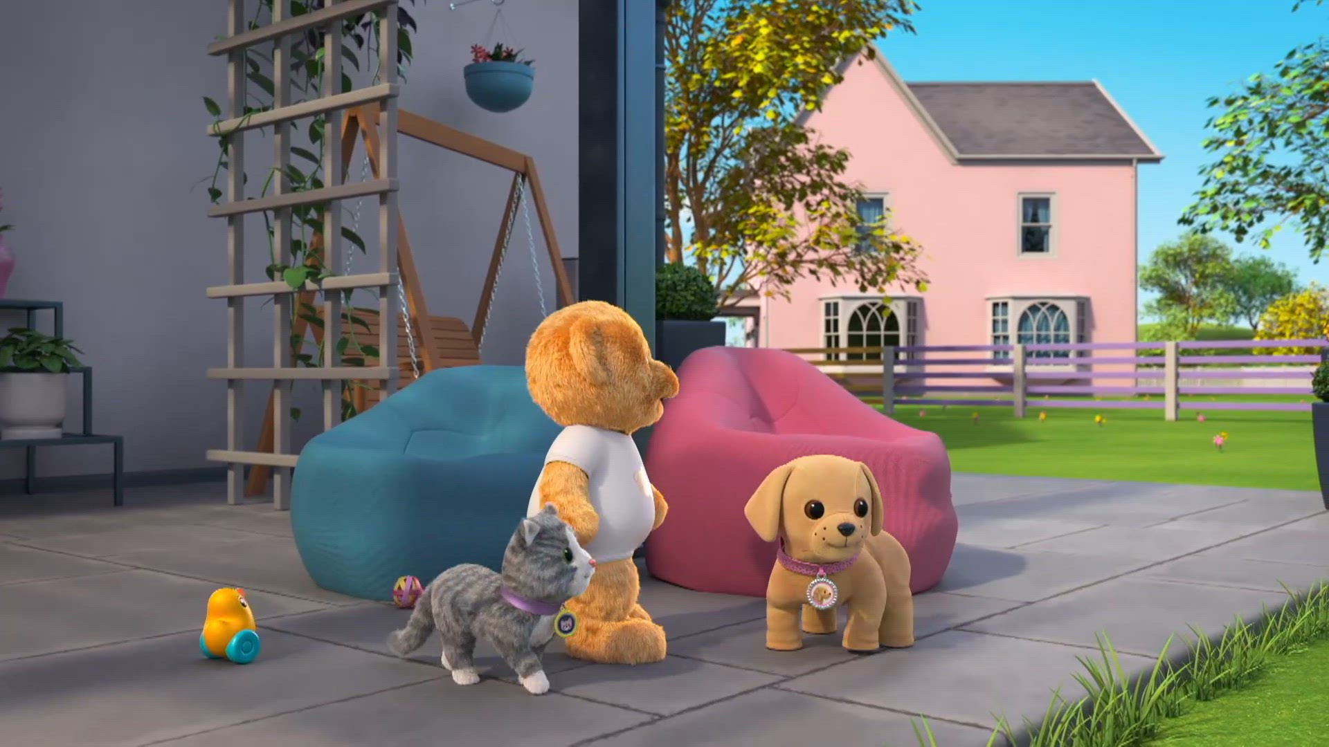 Lucky le chien rencontre Cookie le chat