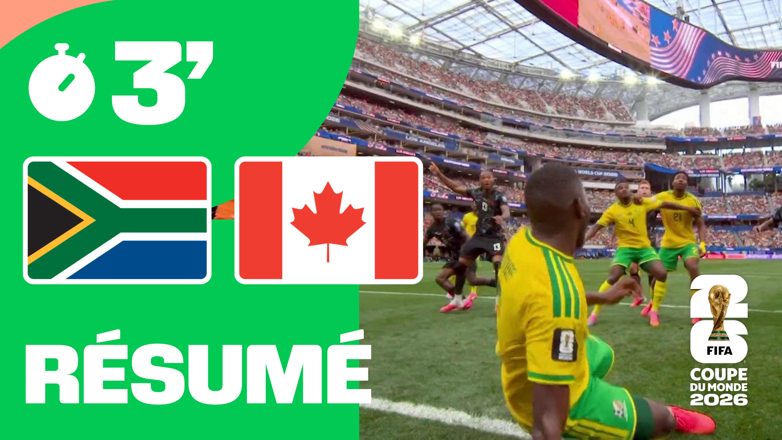 Afrique du Sud / Canada : le résumé en 3 minutes