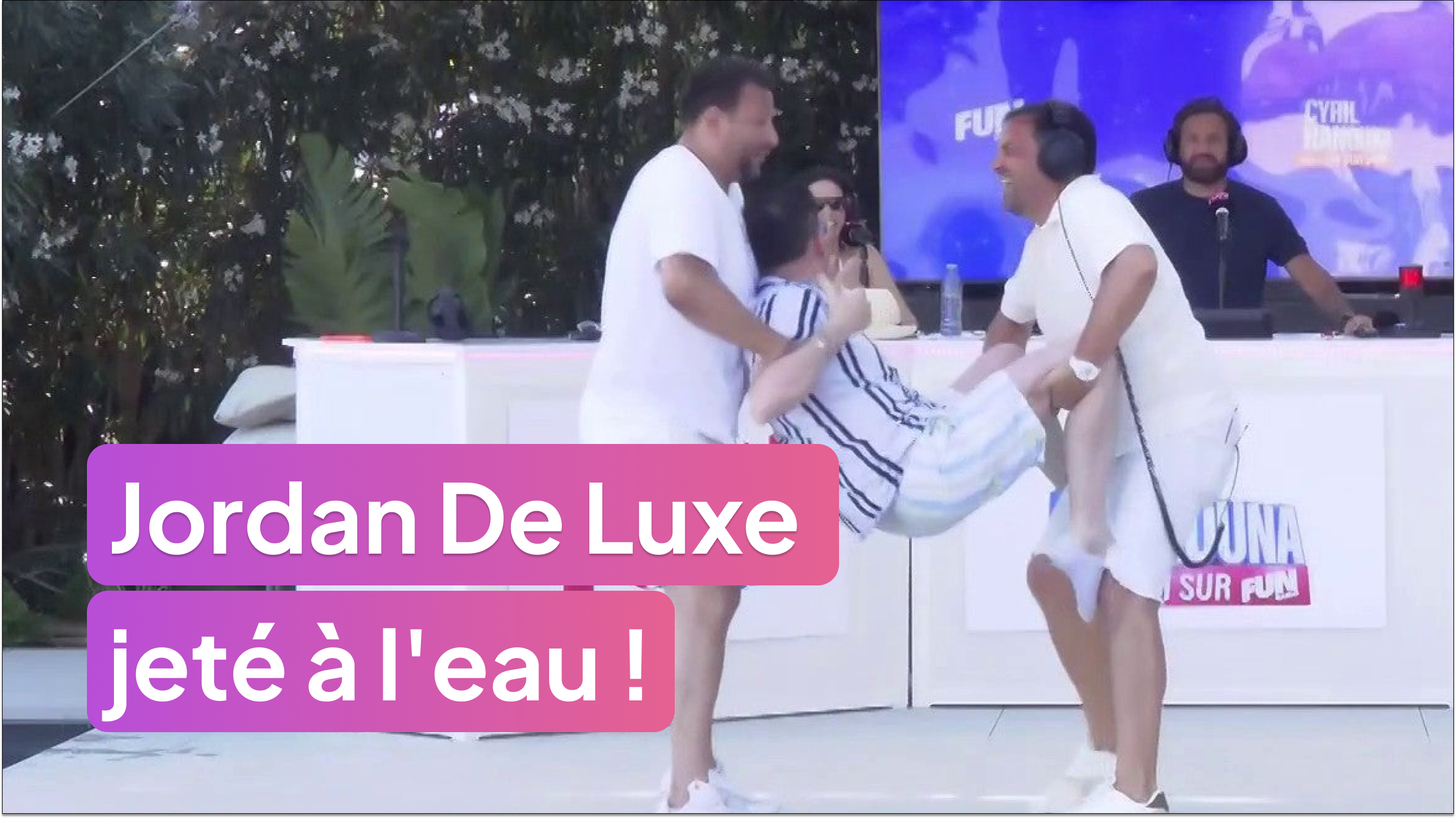 Jordan De Luxe jeté à l'eau !