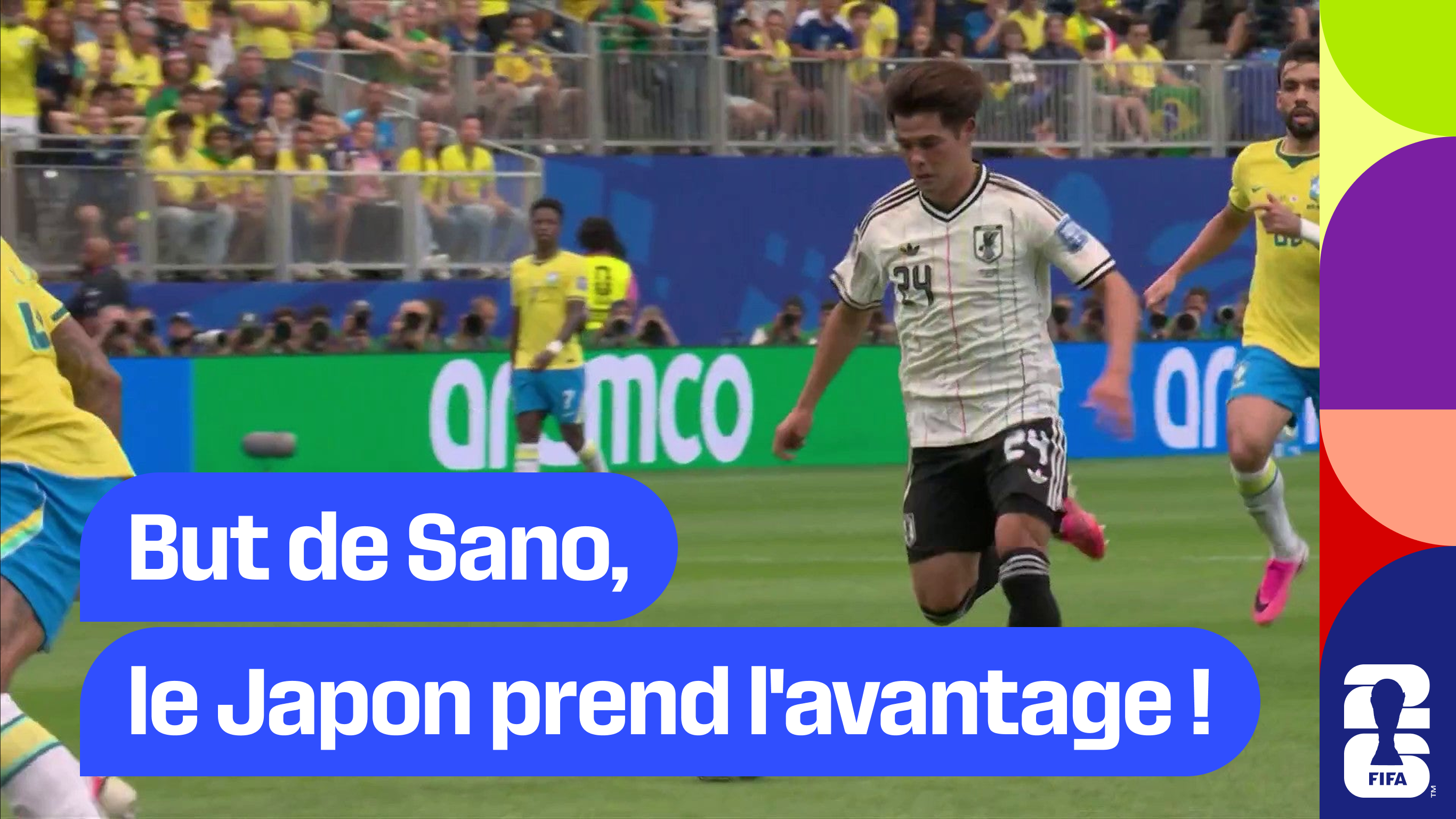 But de Sano, le Japon prend l'avantage !