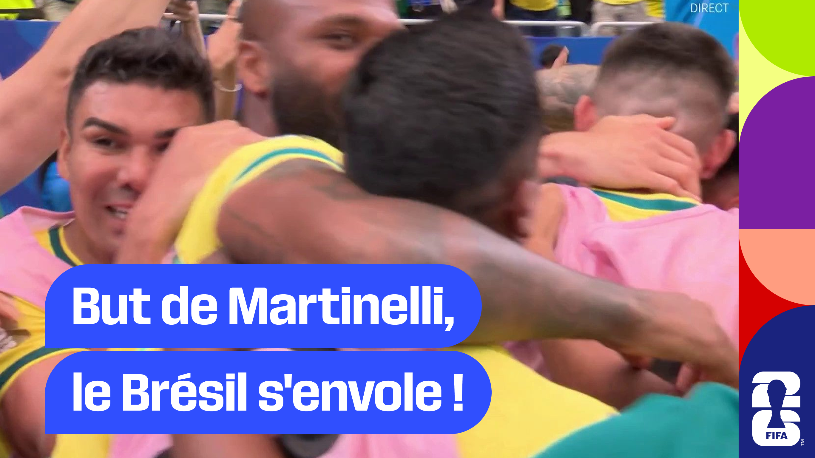 But de Martinelli, le Brésil s'envole !