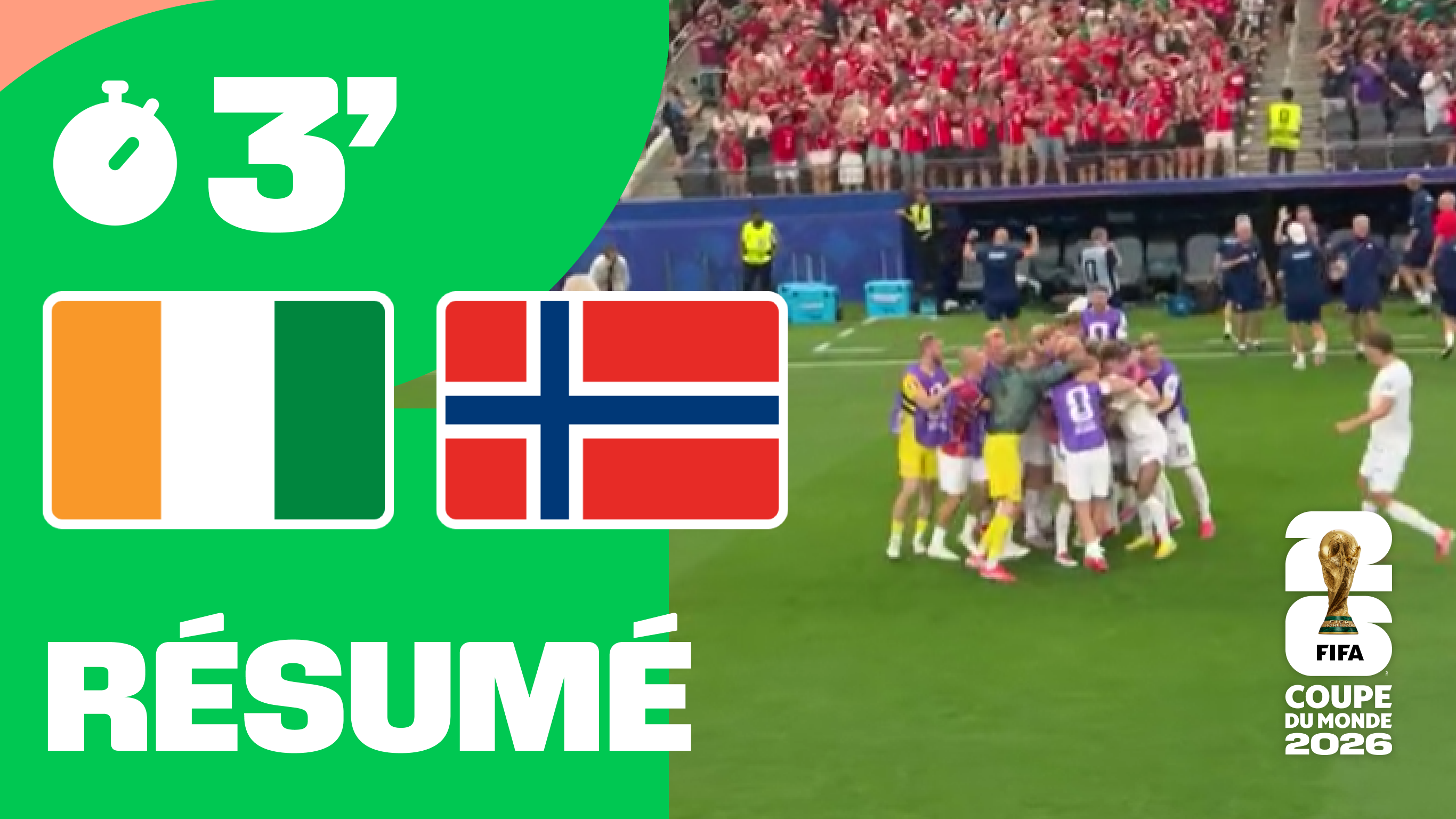 Côte d’Ivoire / Norvège : le résumé en 3 minutes