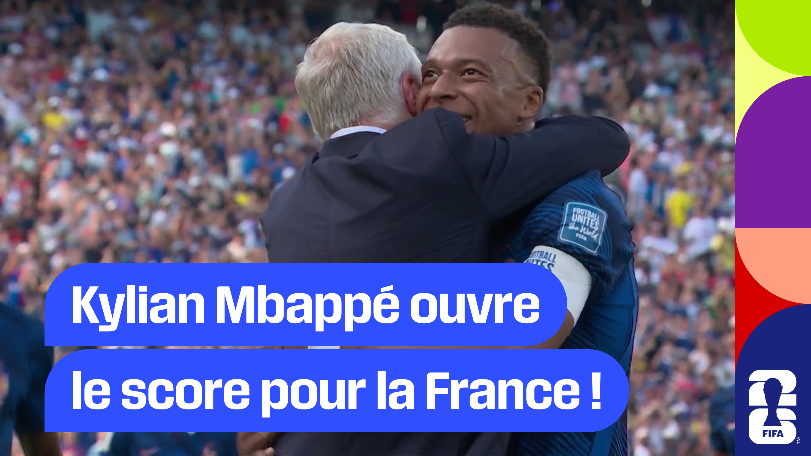 Kylian Mbappé ouvre le score pour la France !