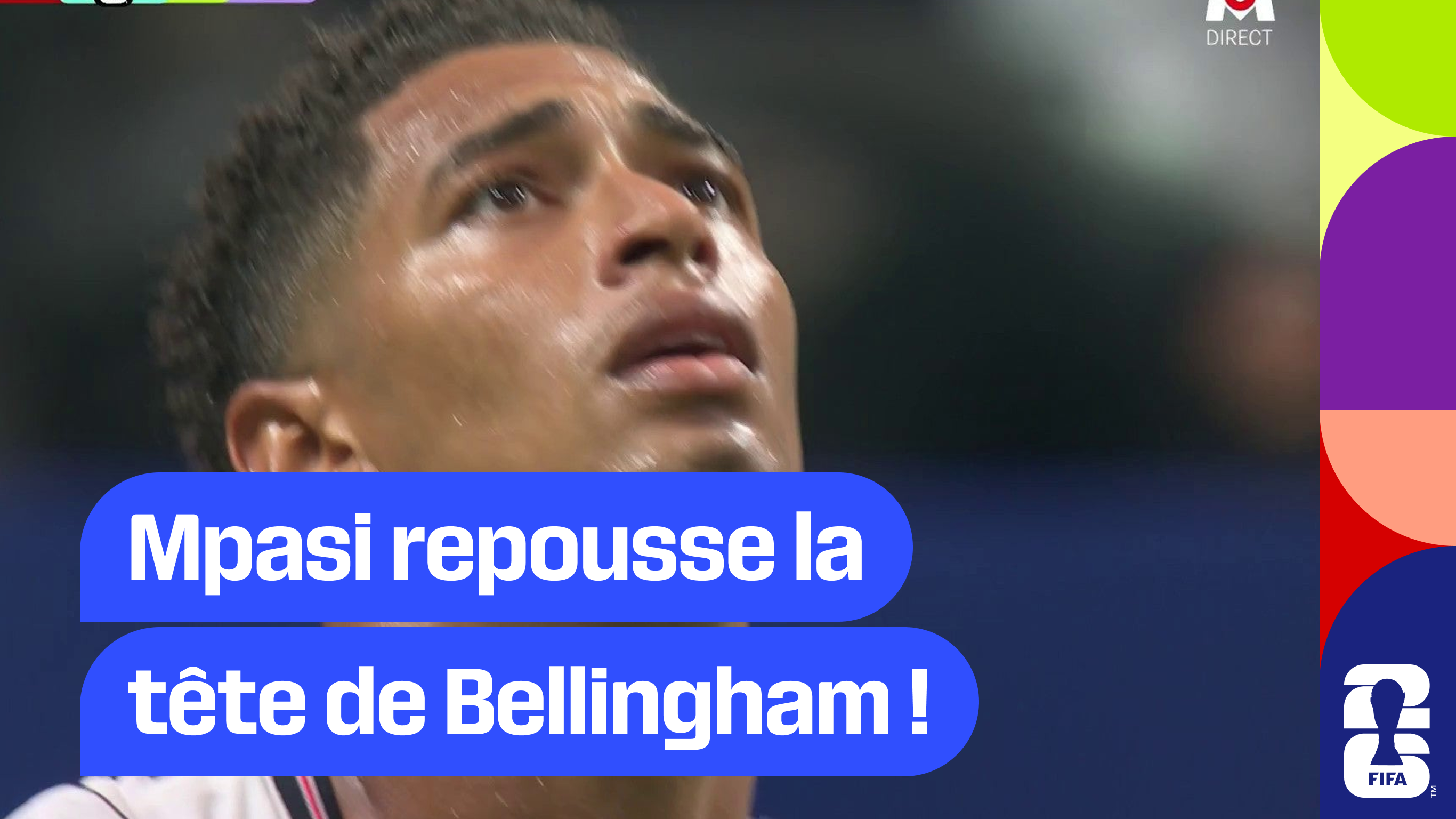 Mpasi repousse la tête de Bellingham !