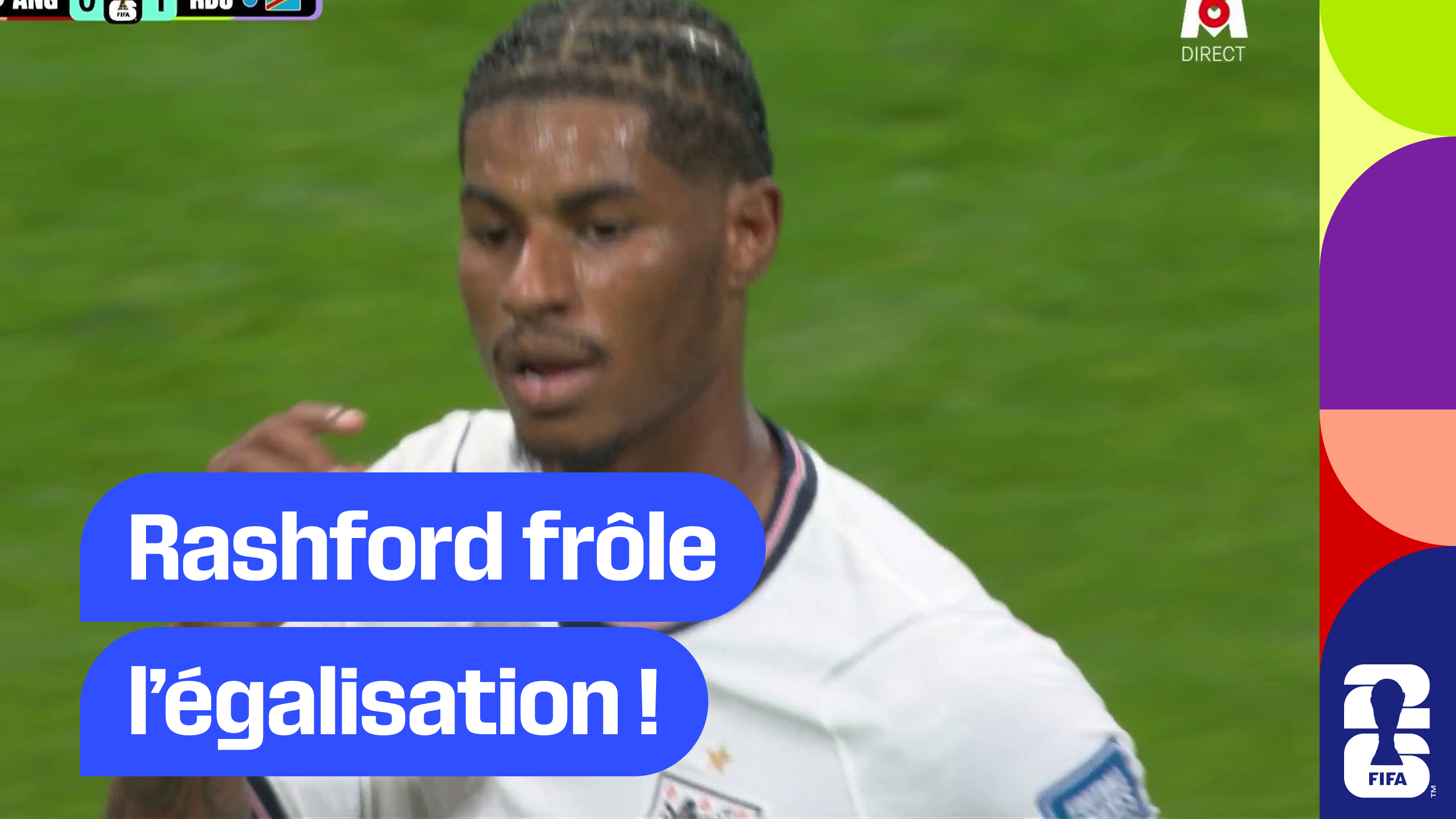 Rashford frôle l’égalisation !