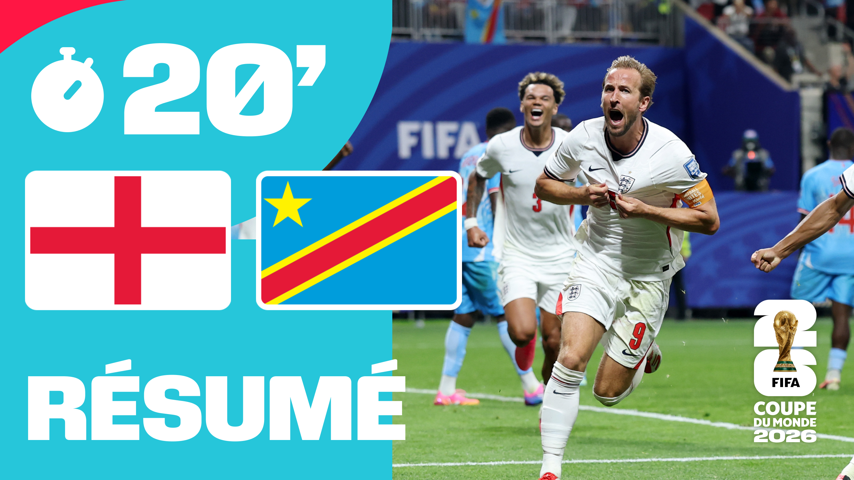 Angleterre / RDC : le résumé en 20 minutes
