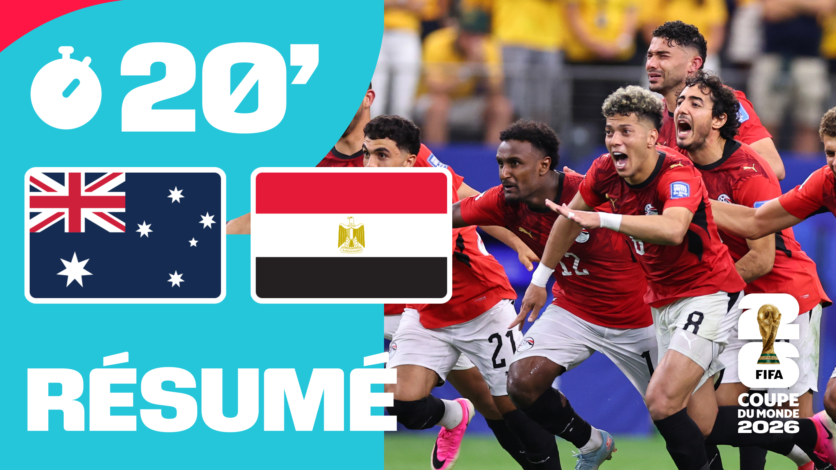 Australie / Égypte : le résumé en 20 minutes