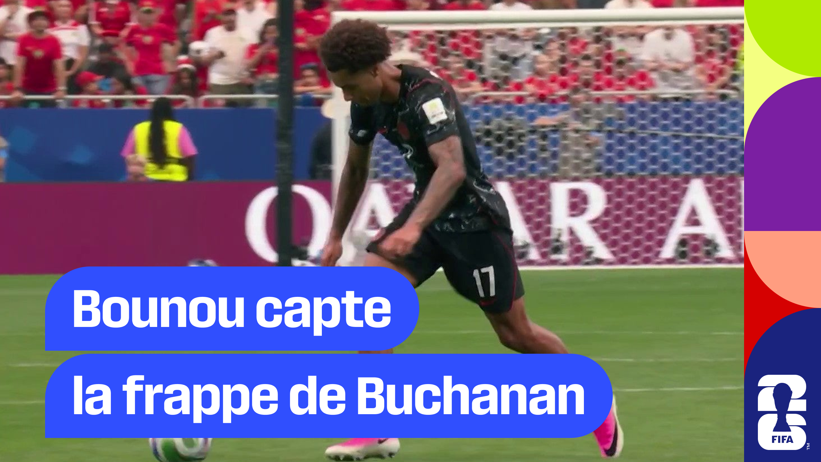 Bounou capte la frappe de Buchanan