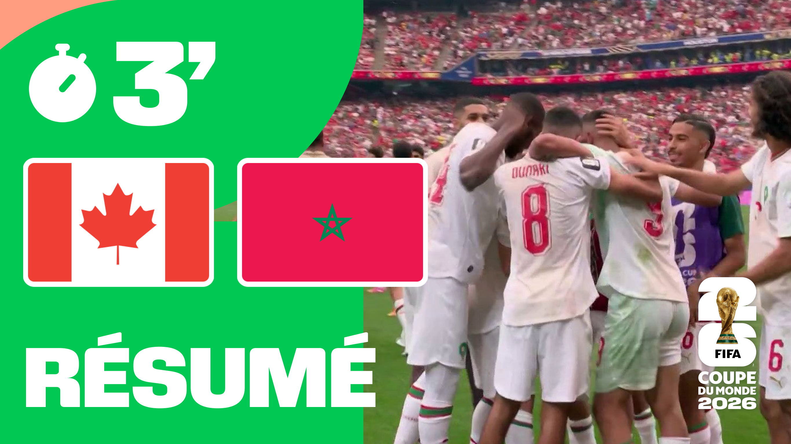Maroc / Canada : le résumé en 3 minutes