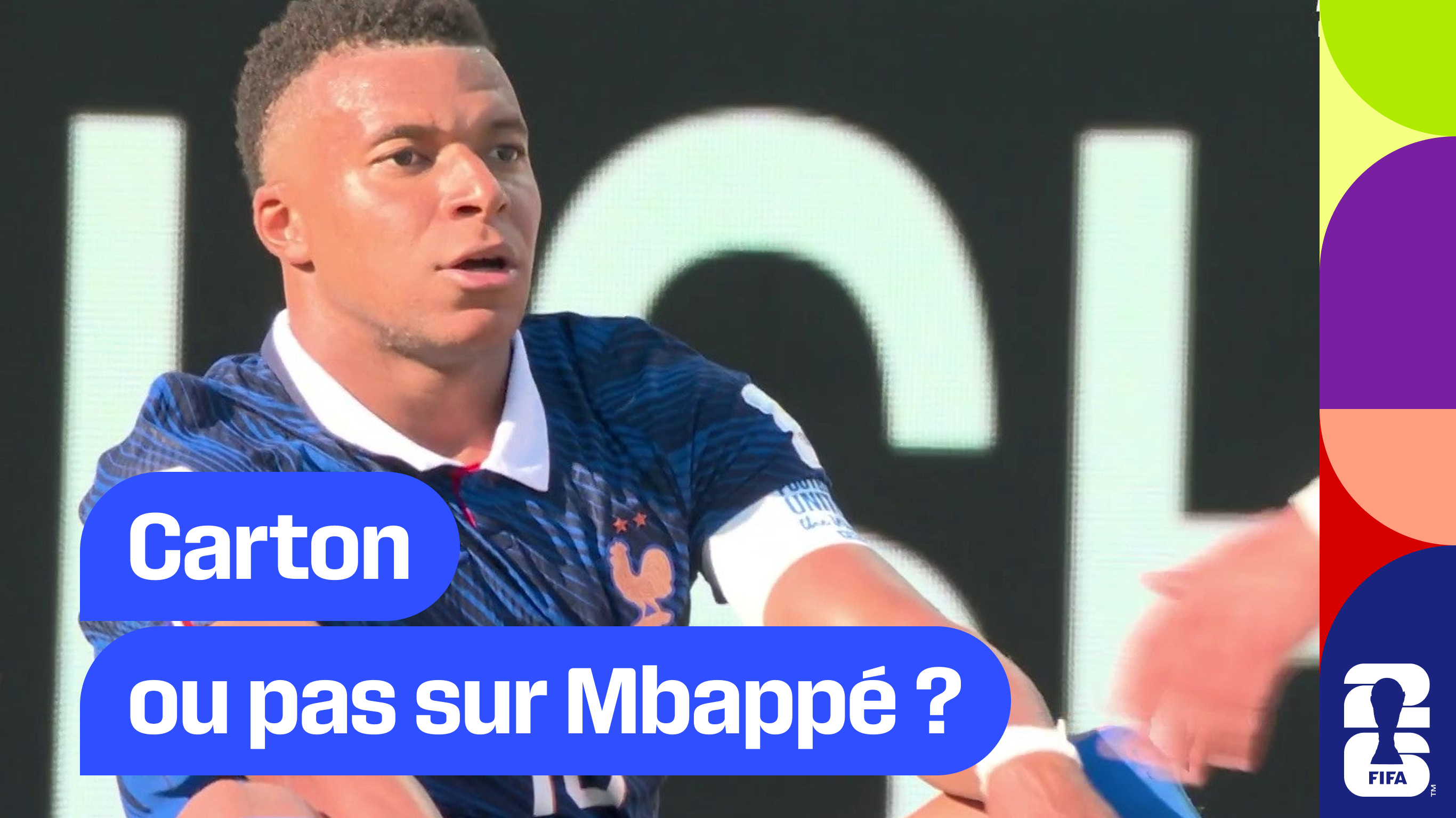 Carton ou pas sur Mbappé ?