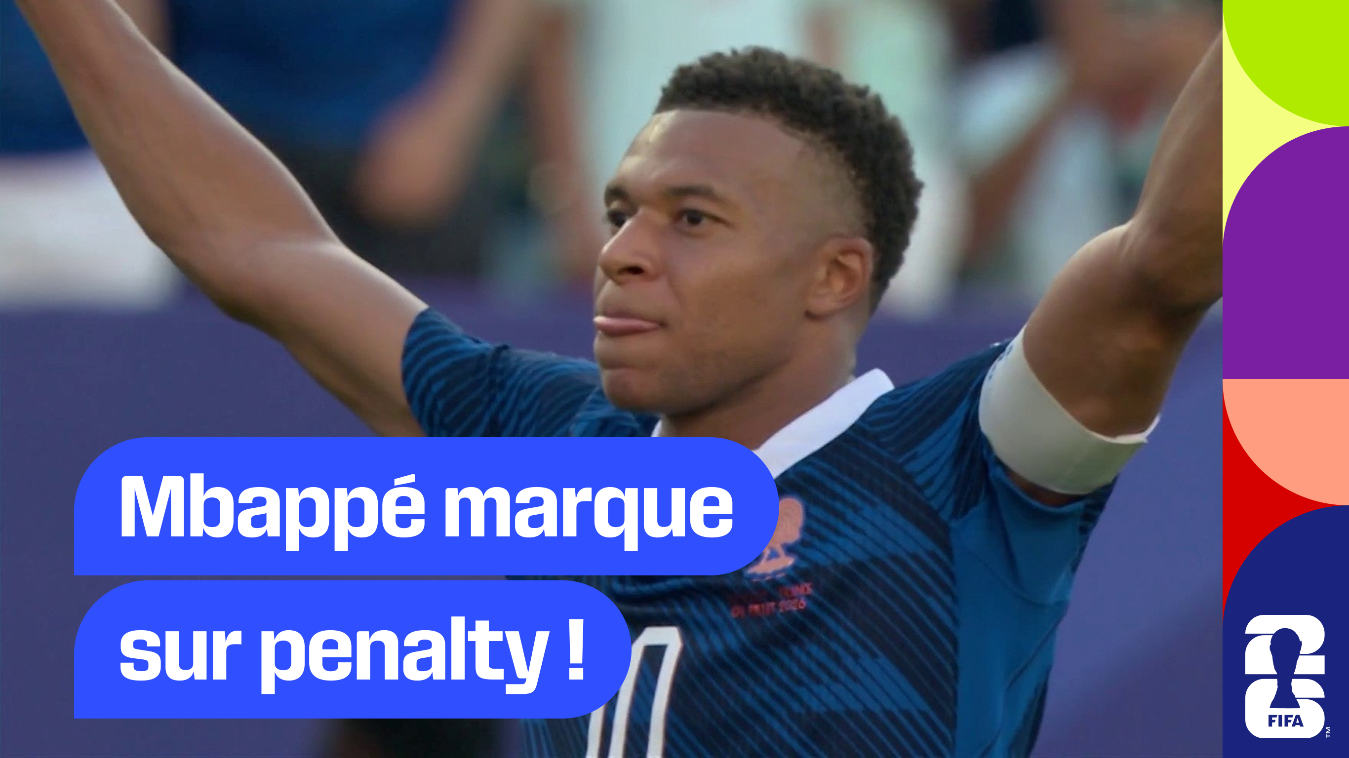 Mbappé marque sur penalty !