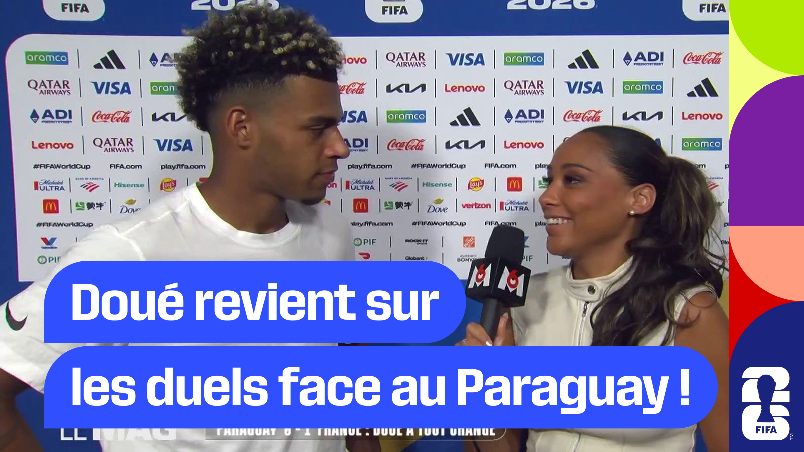 Doué revient sur les duels face au Paraguay !
