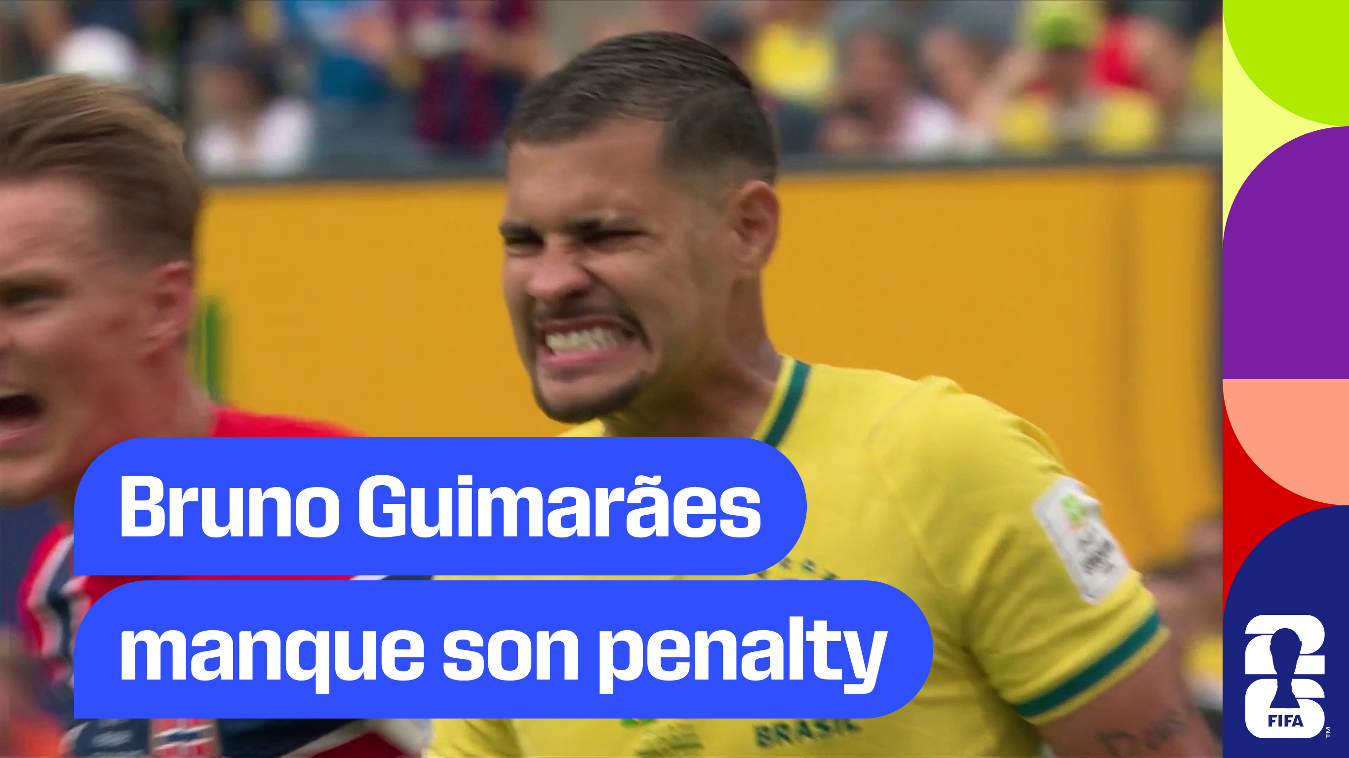 Bruno Guimarães manque son penalty