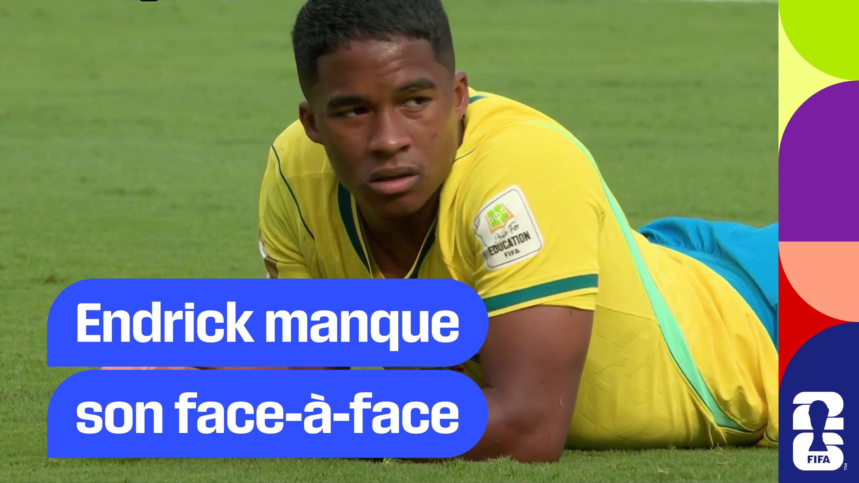 Endrick manque son face-à-face